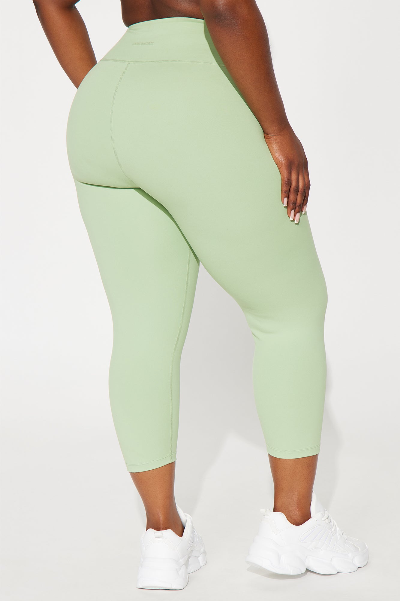 Flexibility Super Soft Capri Active Legging - Sage - Image 8