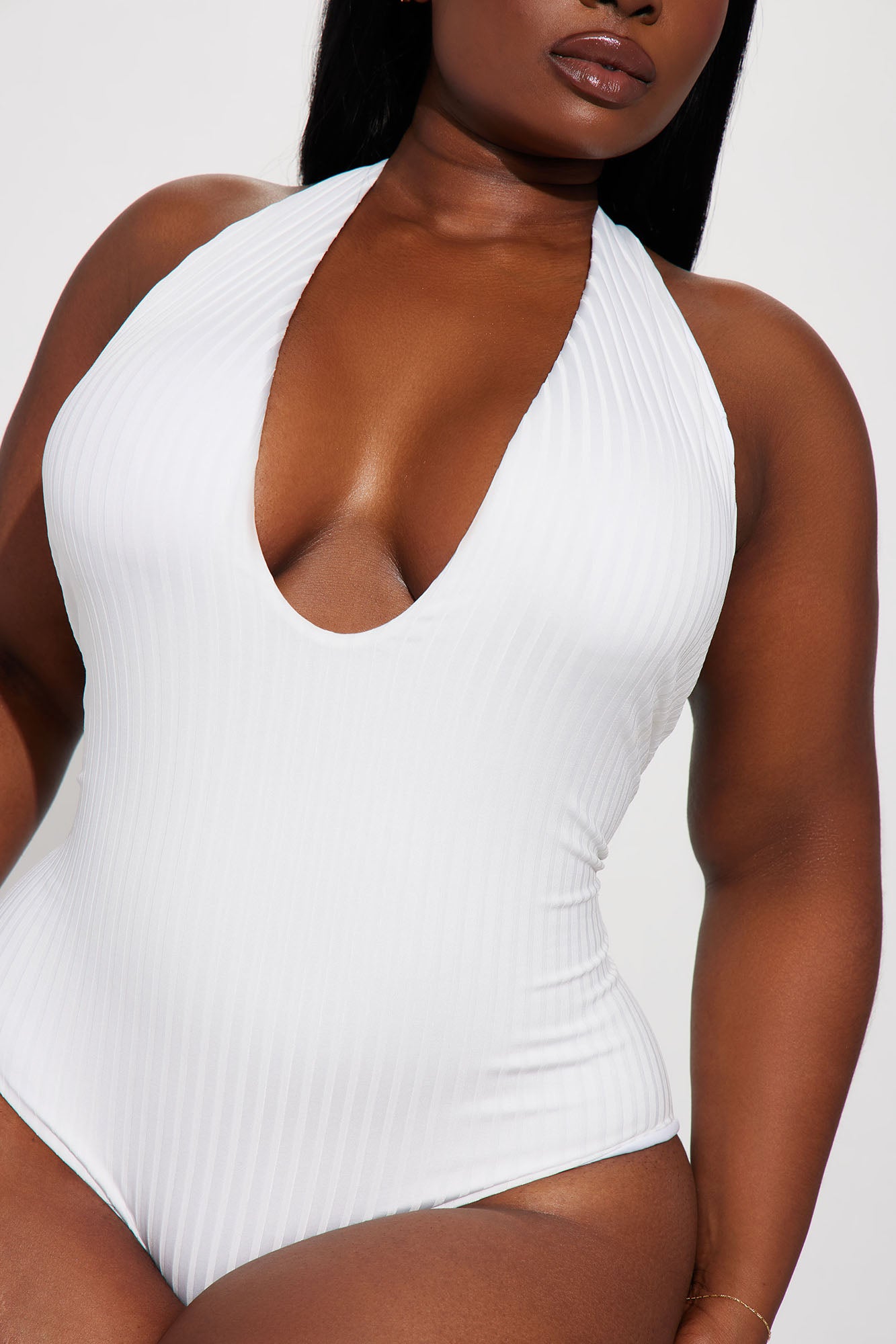 Andrea Halter 1 Piece Swimsuit - White - Image 6