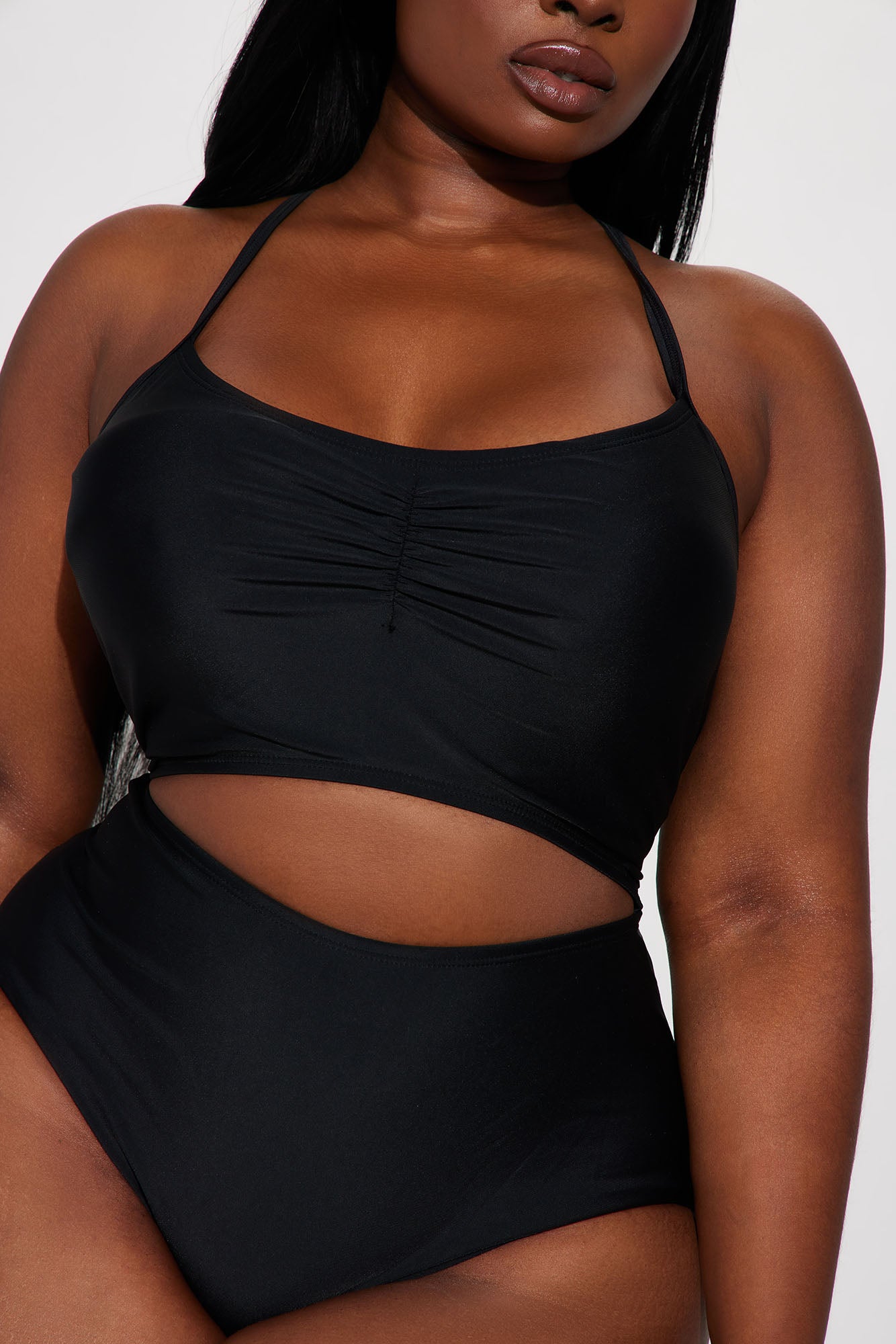 Anya Cut Out 1 Piece Swimsuit - Black - Image 5