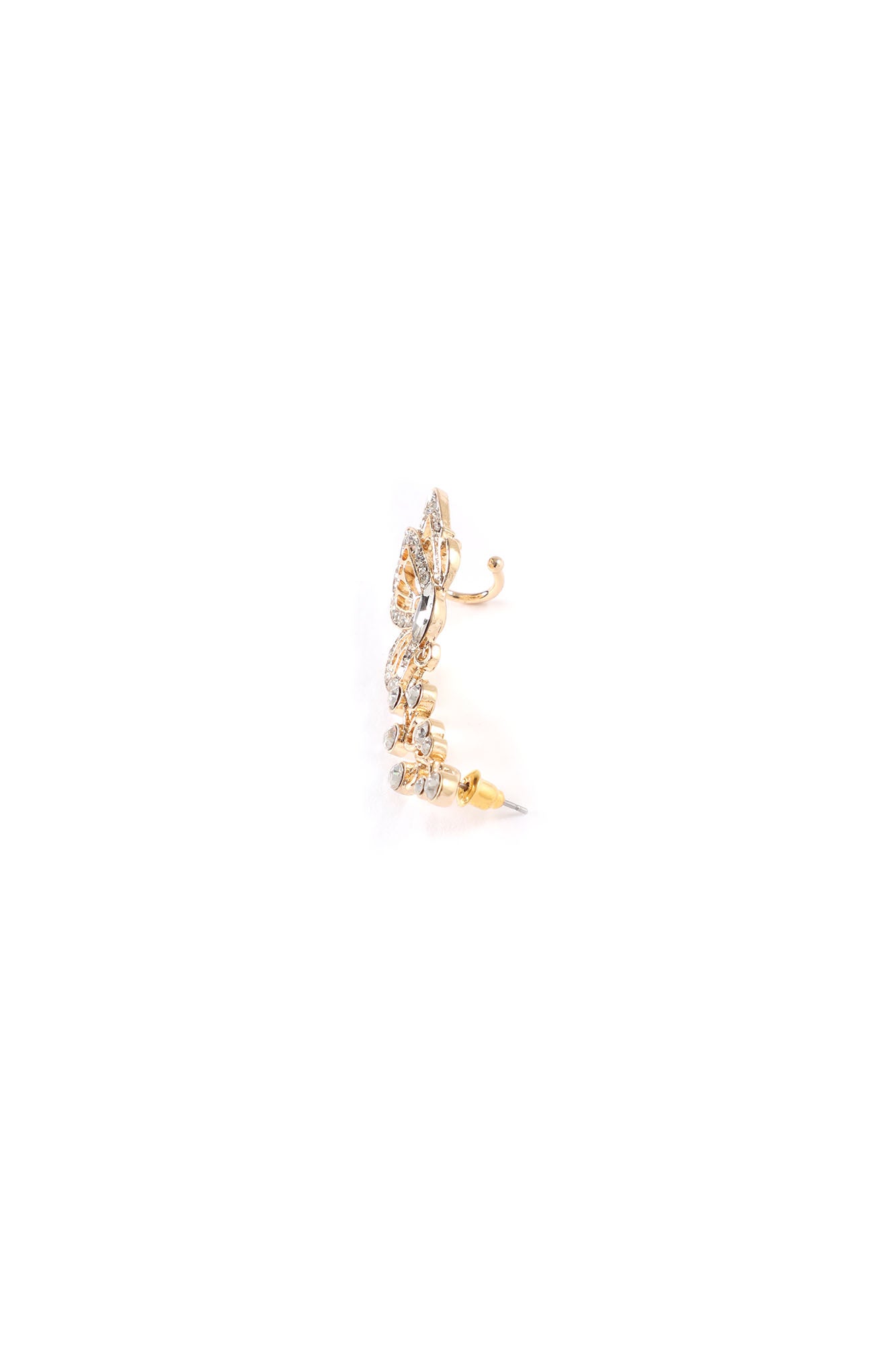 Butterfly On The Line Ear Cuff - Gold - Image 4