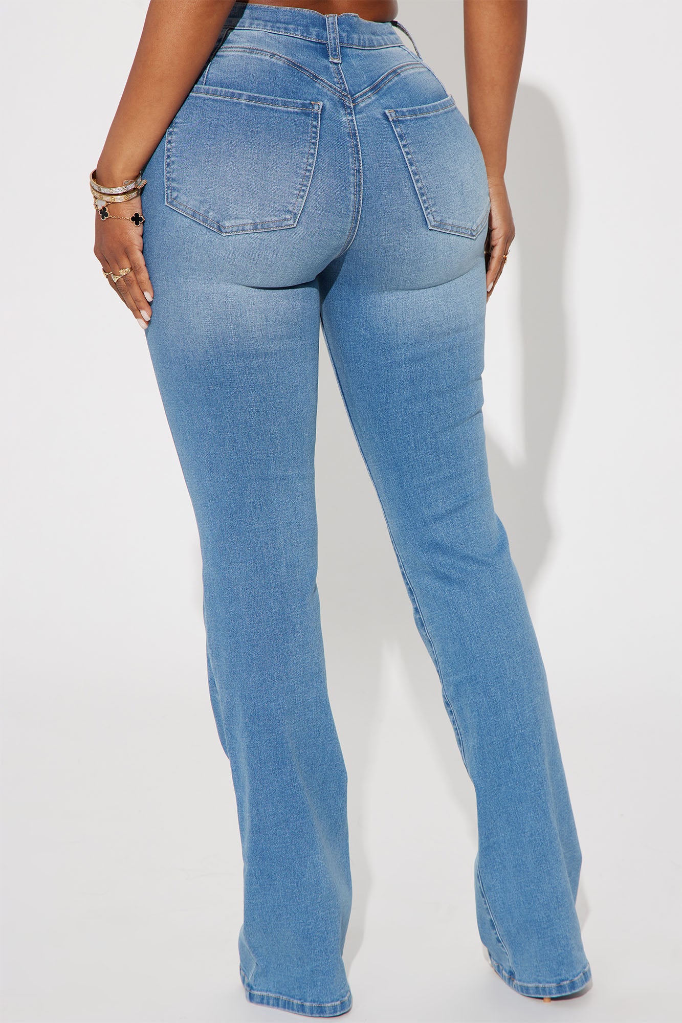 Houston Curvy Stretch Bootcut Jean - Medium Wash - Image 3