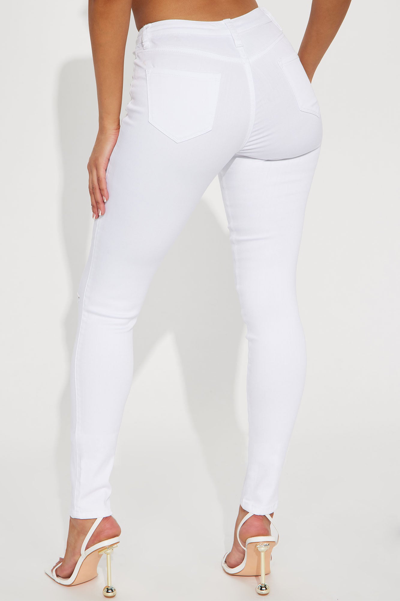 Tall Canopy Jeans - White - Image 3