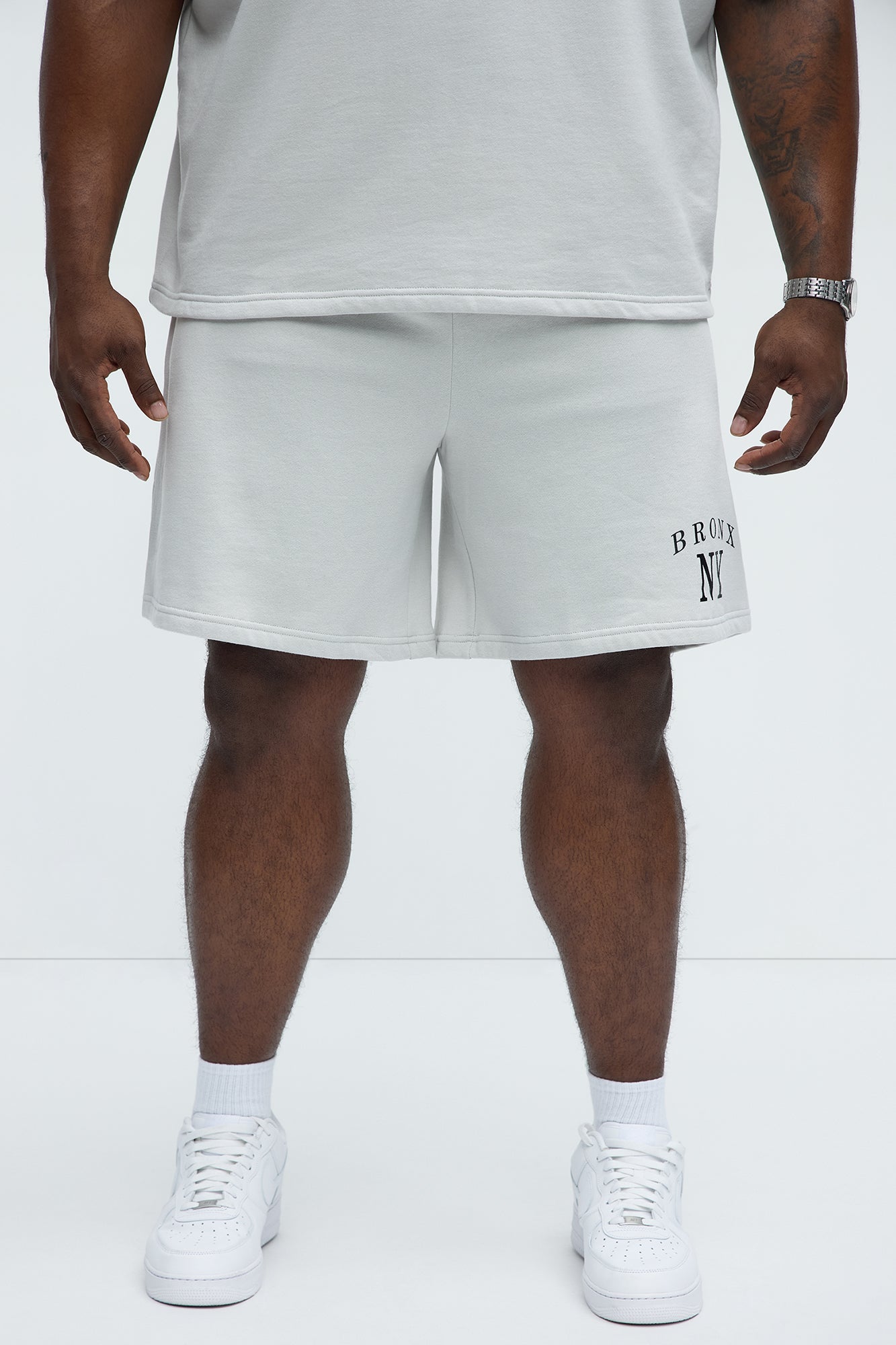 Bronx Sweatshorts - Grey - Image 6