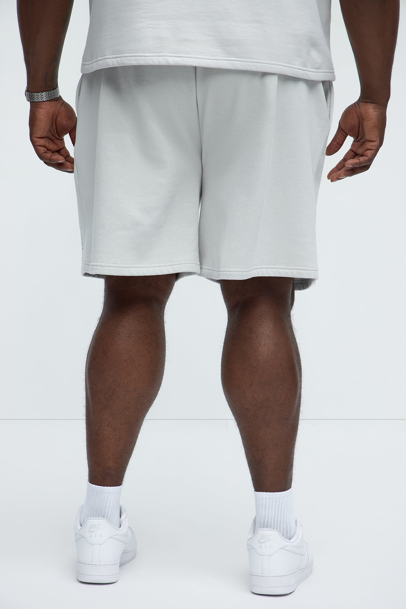 The Future Is In Your Hands Sweatshorts - Grey - Image 9