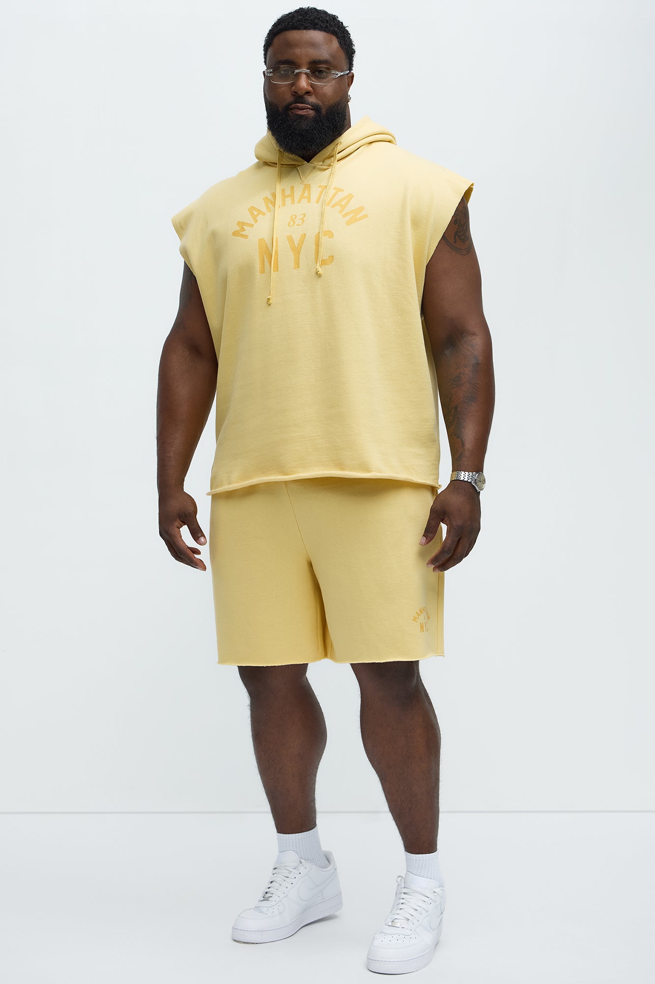 Manhattan Sweatshorts - Yellow - Image 7