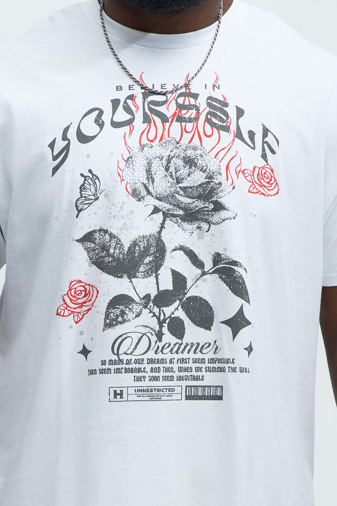 Believe In Yourself Era Short Sleeve Tee - White - Image 6