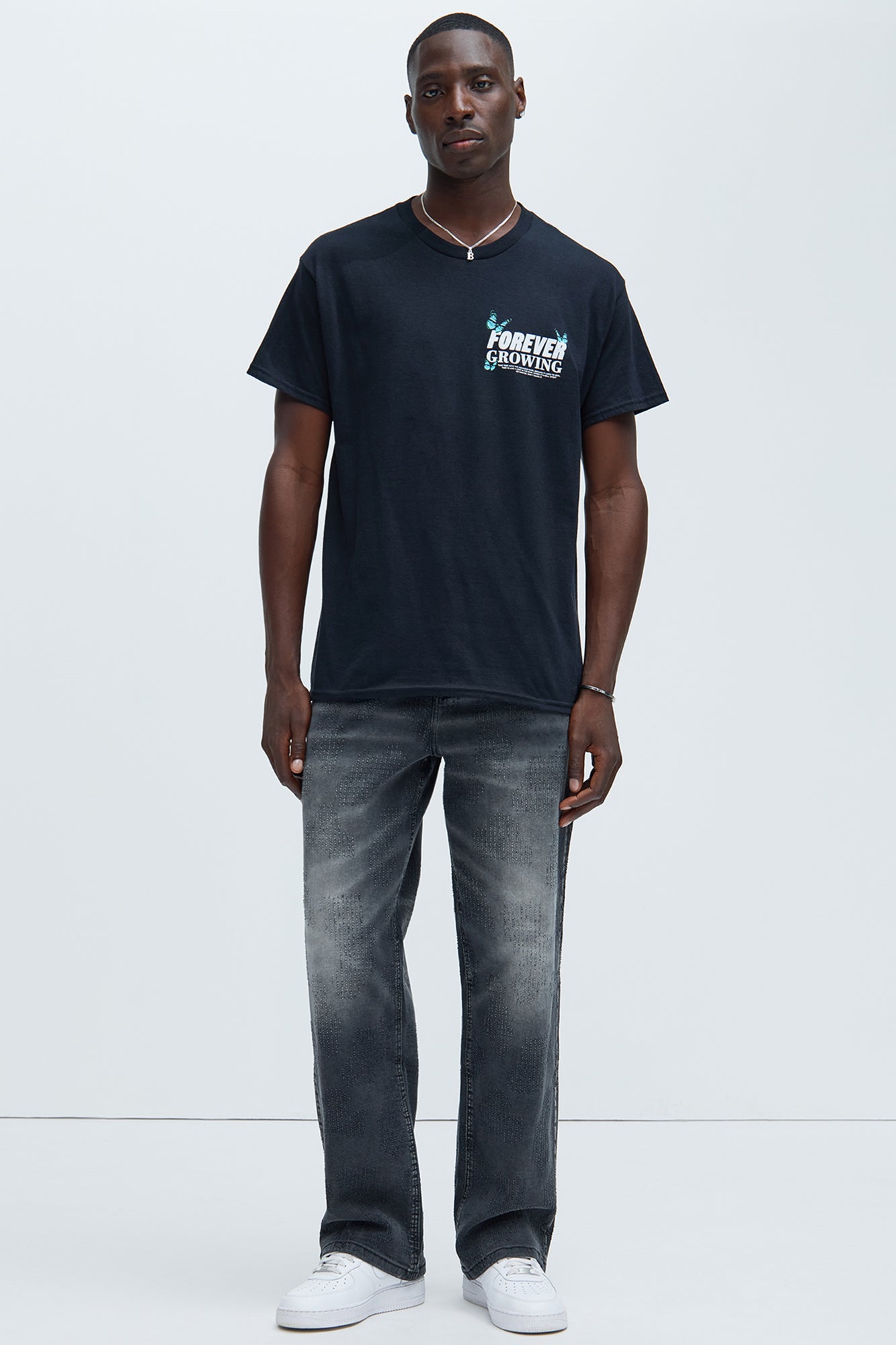 Forever Growing Short Sleeve Tee - Black - Image 4