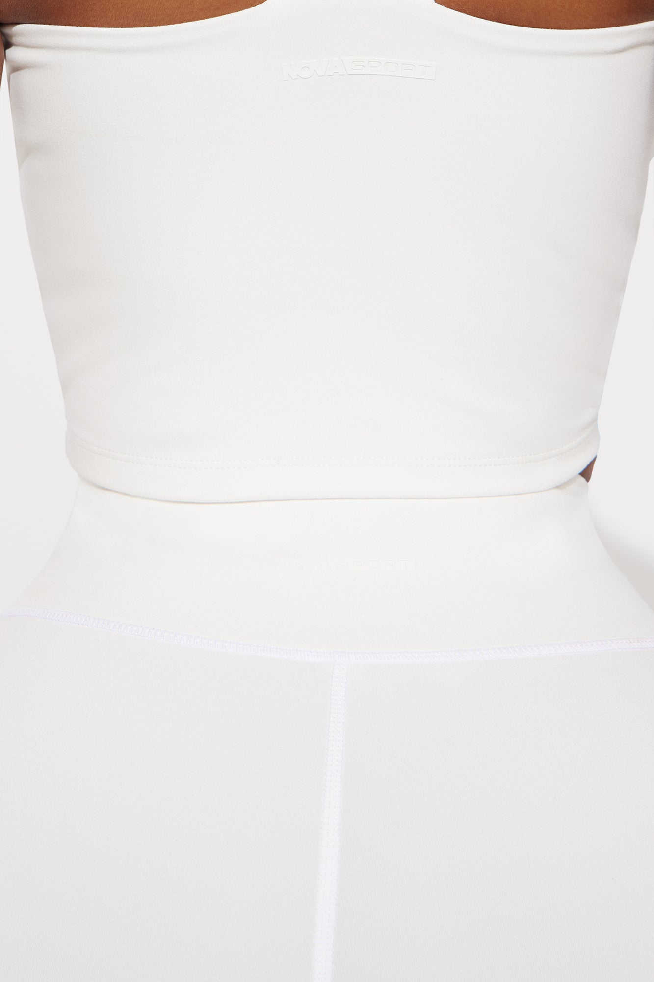 Flexibility Super Soft Capri Active Legging - White - Image 5