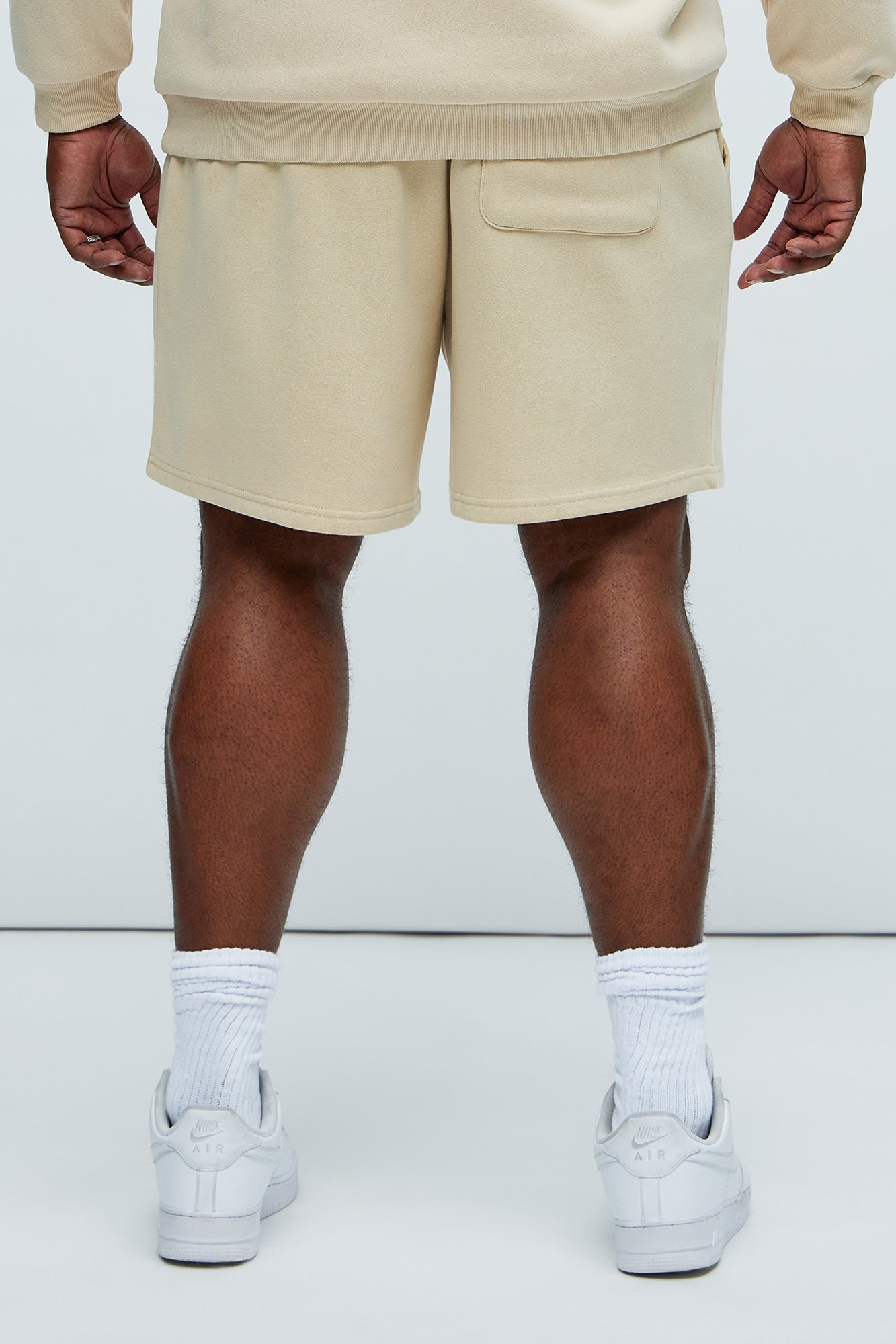 Tyson Sweatshort - Tan - Image 8