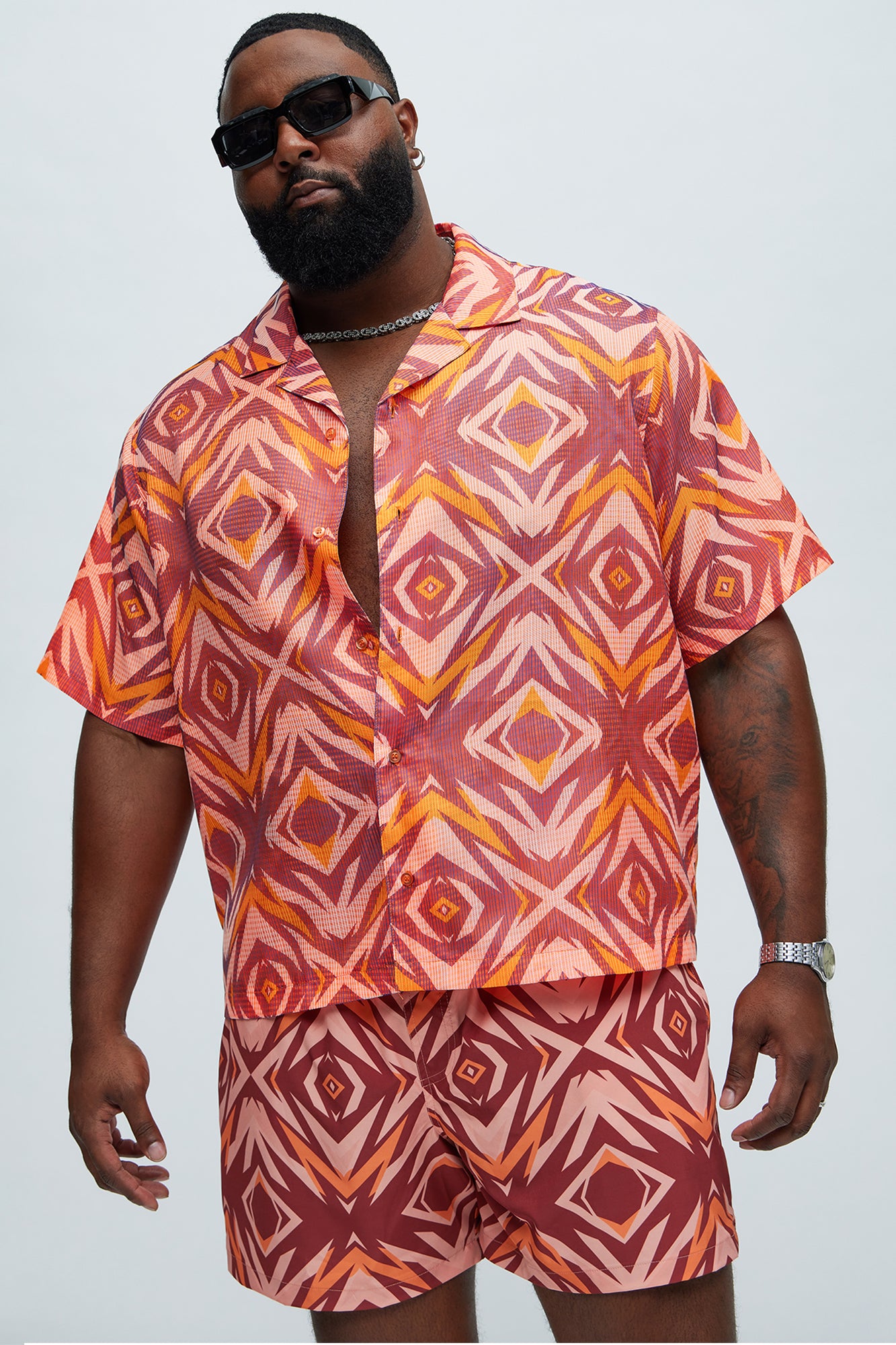 Westyn Shirt - Orange/combo - Image 5