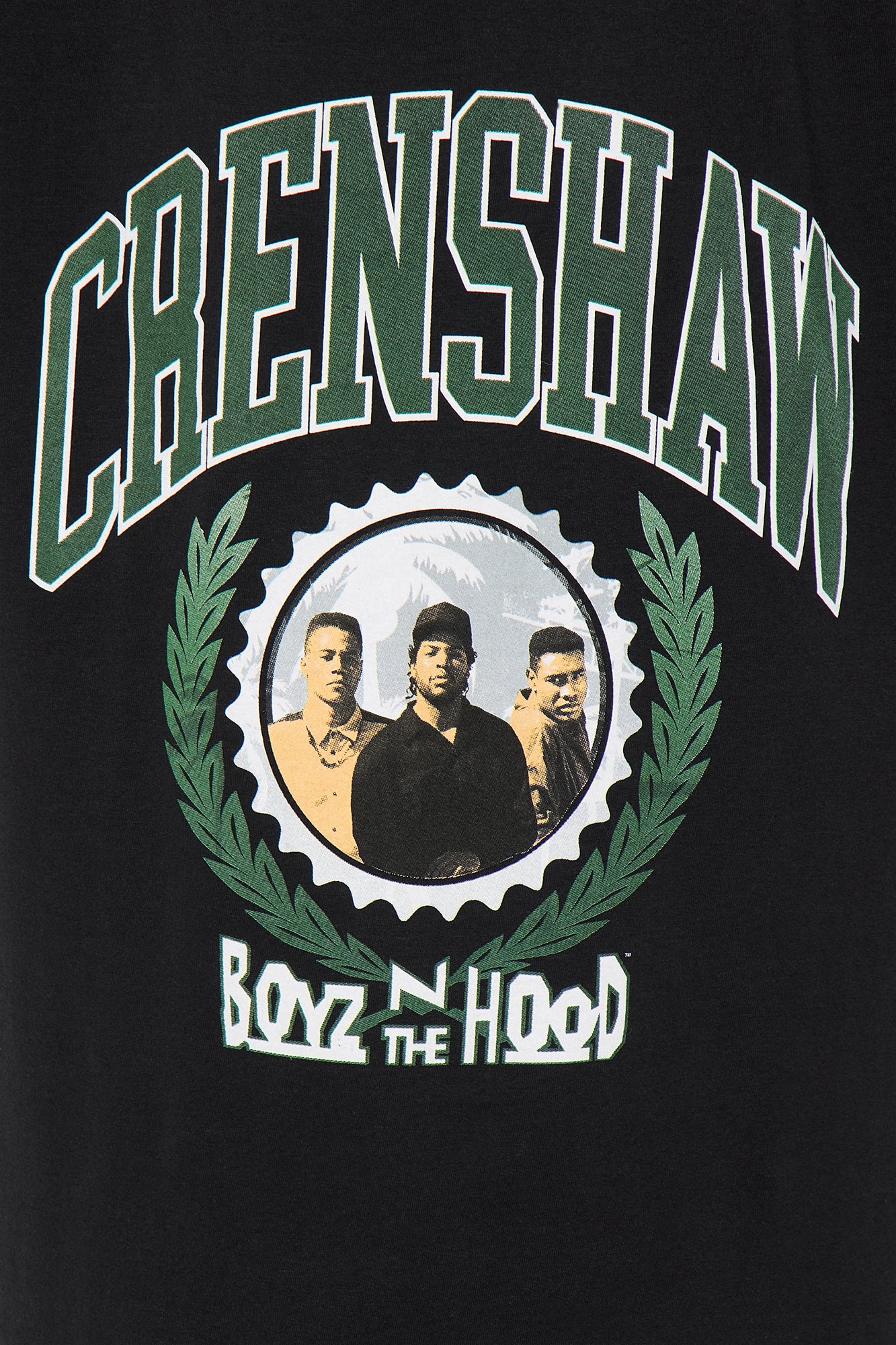 Crenshaw Boyz N The Hood Oversized Tee - Black - Image 3