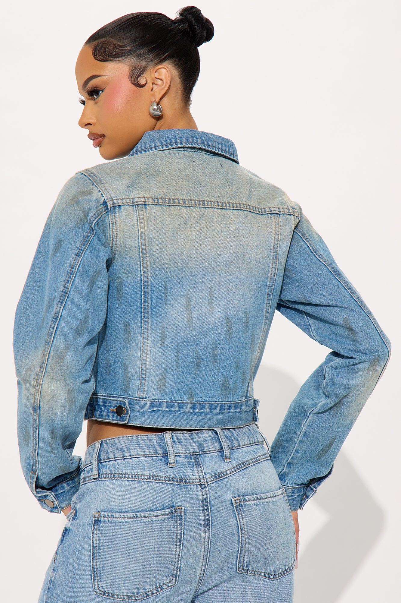 Desert Sun Washed Denim Jacket - Vintage Wash - Image 4