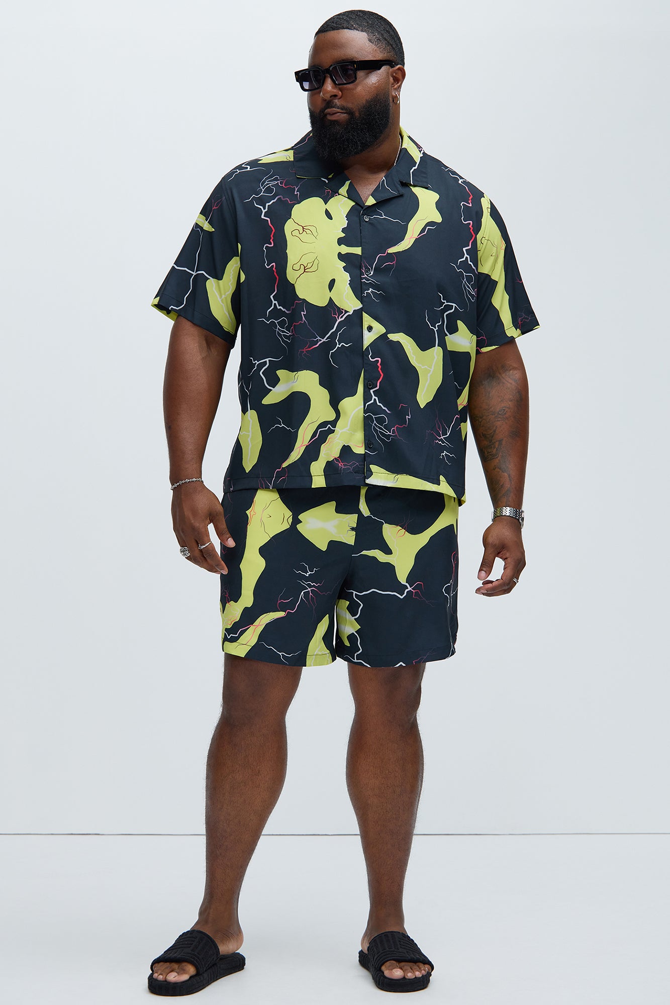 Flash Contrast Shirt - Black/Yellow - Image 5