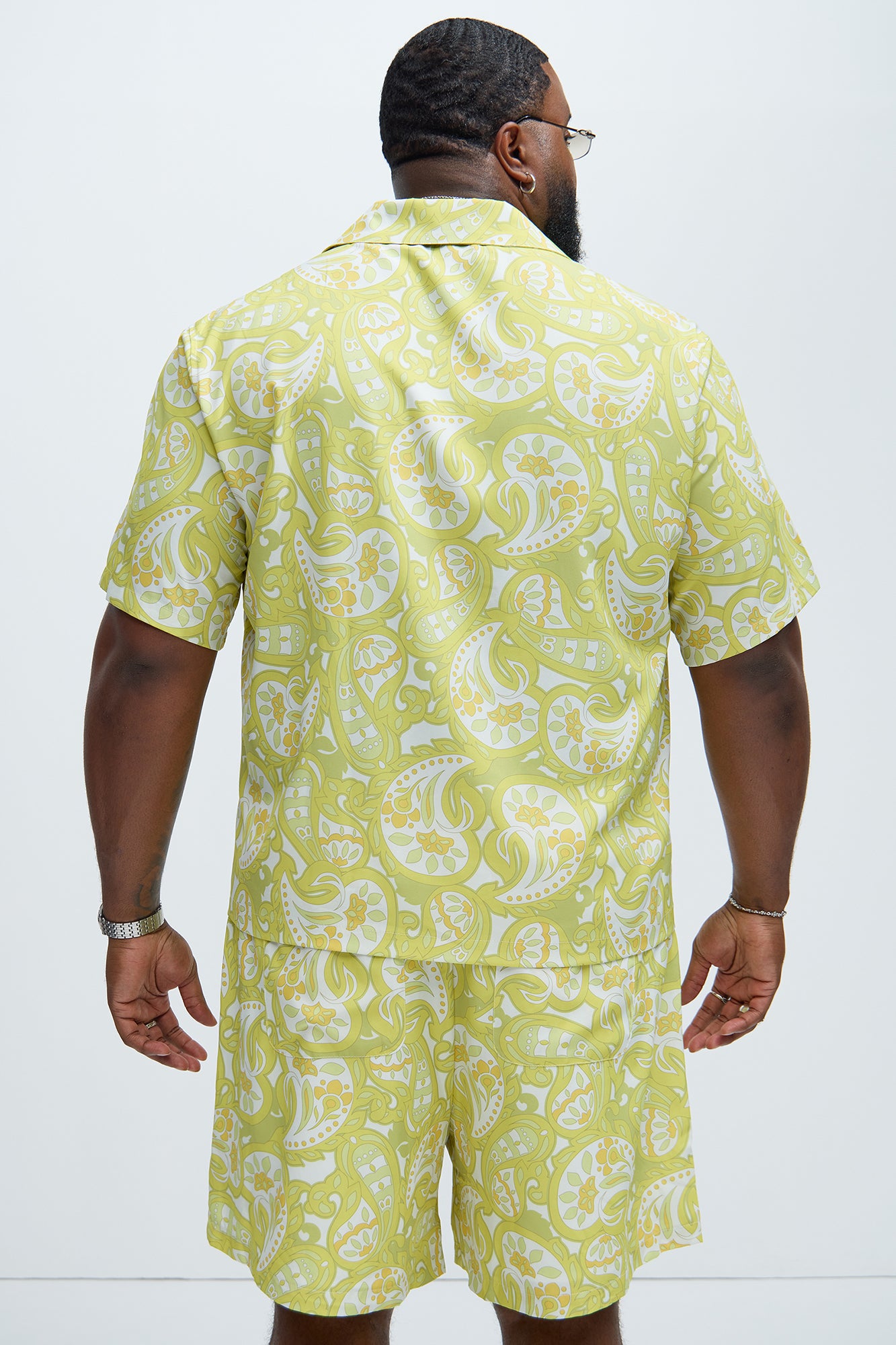 Alameda Paisley Shirt - Yellow - Image 6