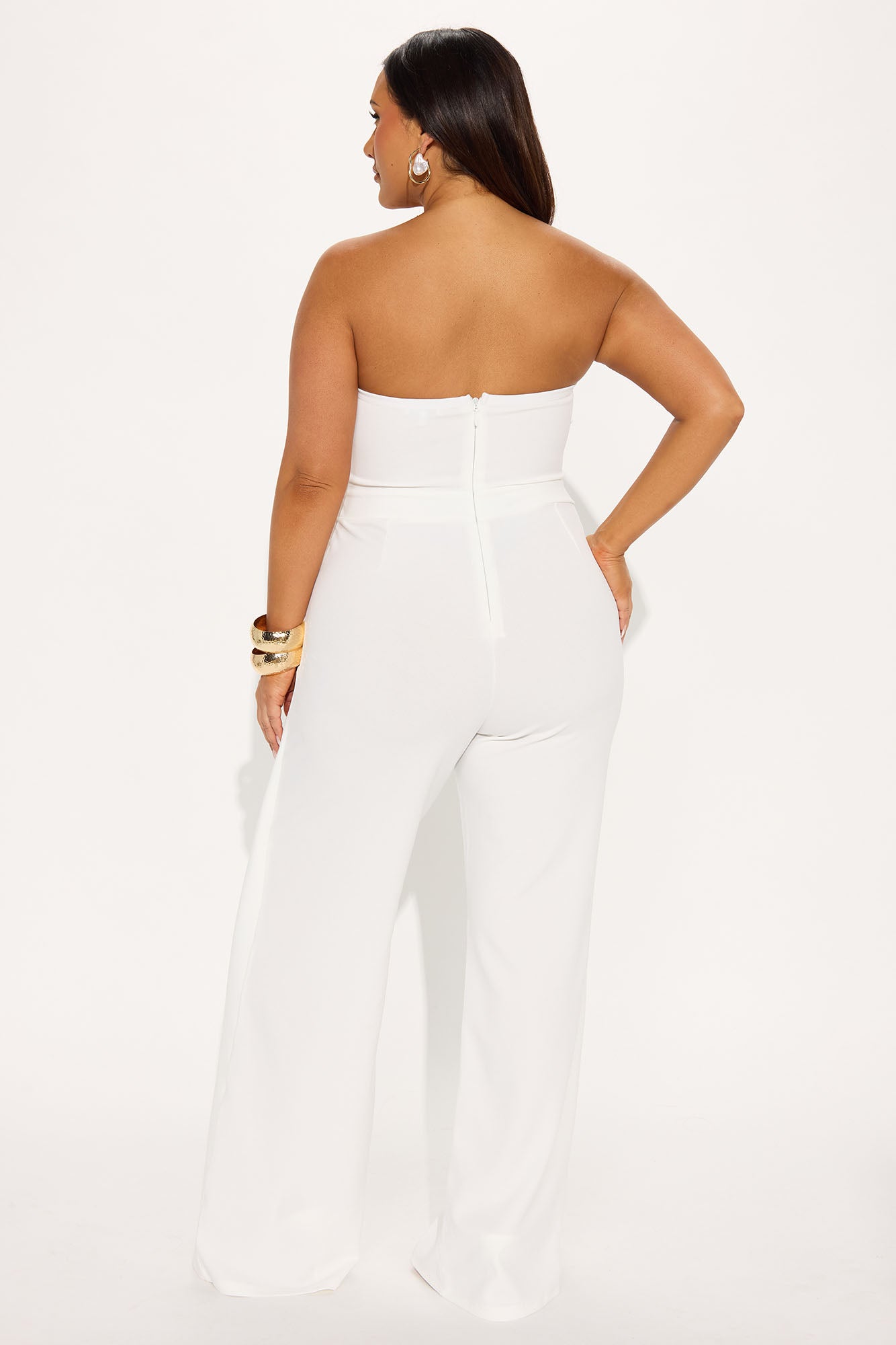 Halo Jumpsuit - White/Black - Image 6