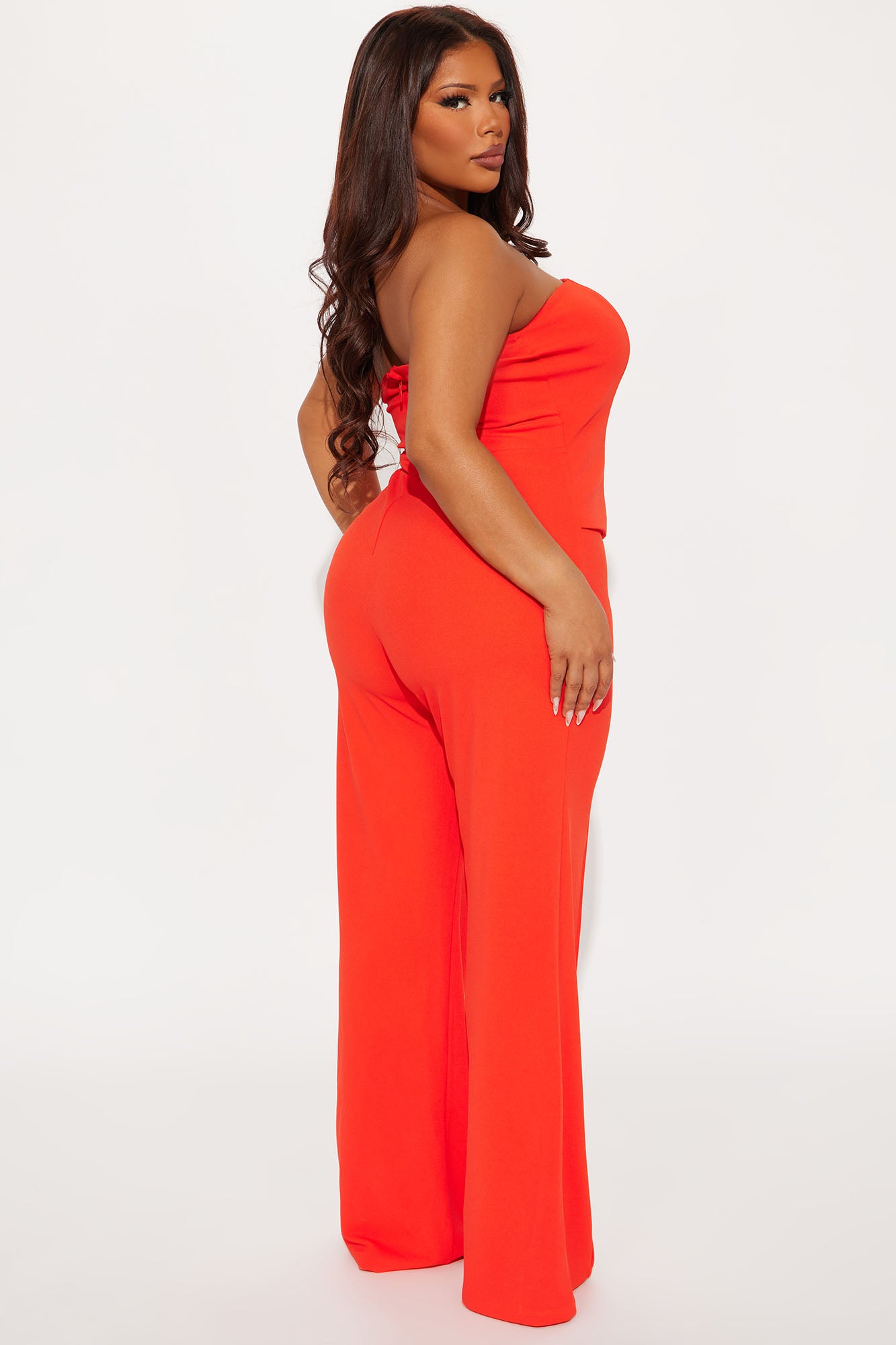 Classy & Pretty Jumpsuit - Orange - Image 6