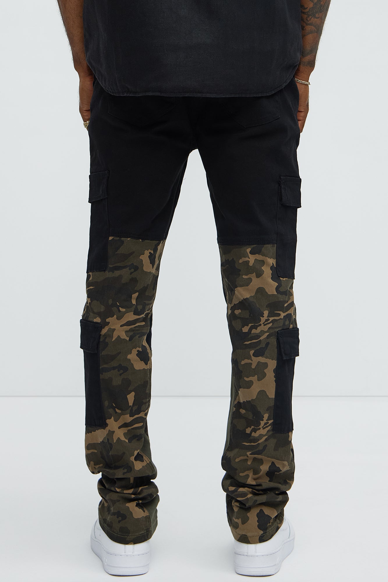 Frontline Colorblock Cargo Pants - Camouflage - Image 4