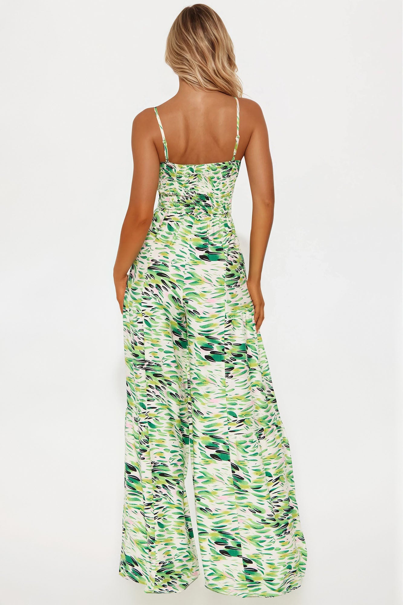 Lolaine Tropical Jumpsuit - Green/combo - Image 3
