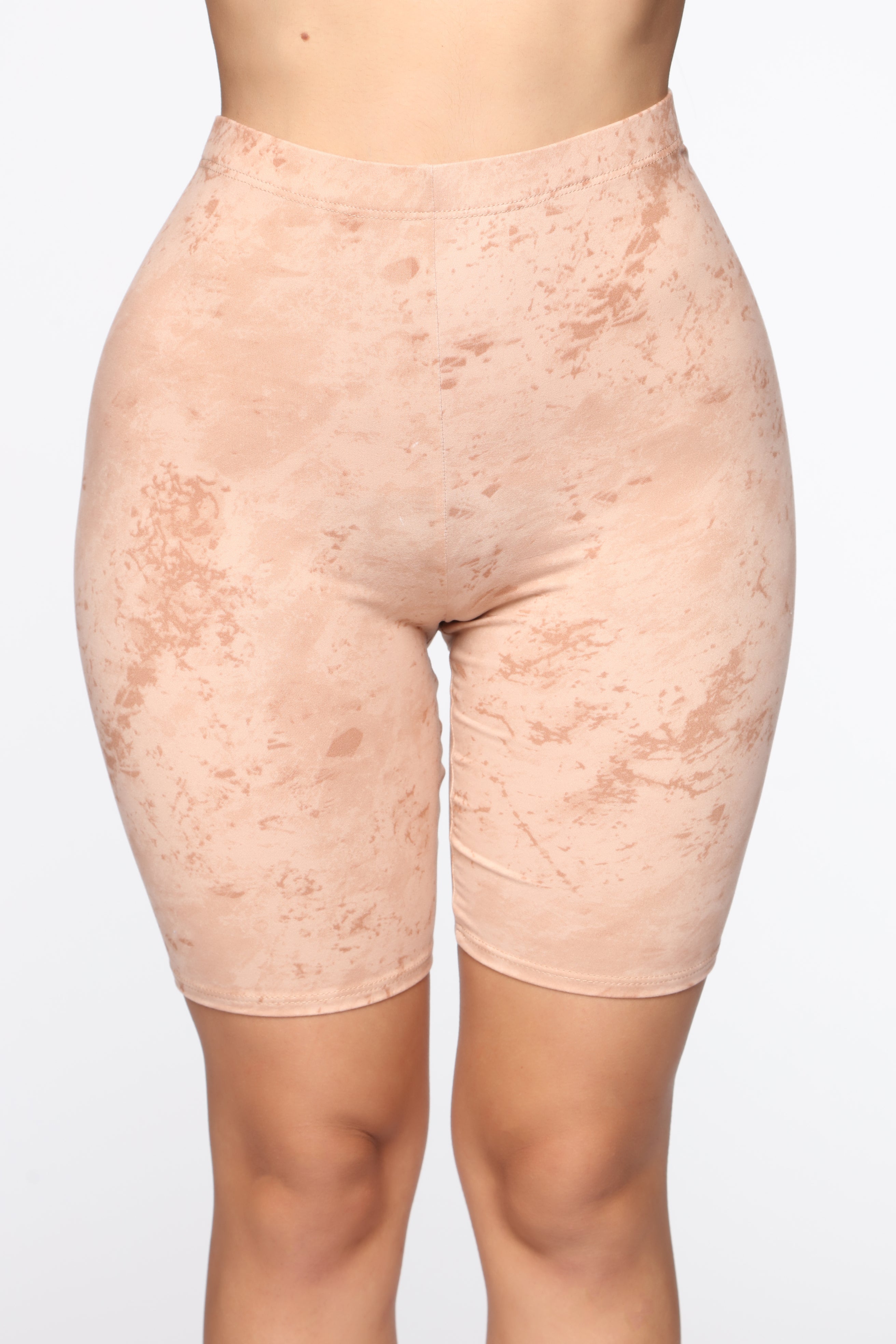 Chelsea Biker Short Set - Taupe - Image 7