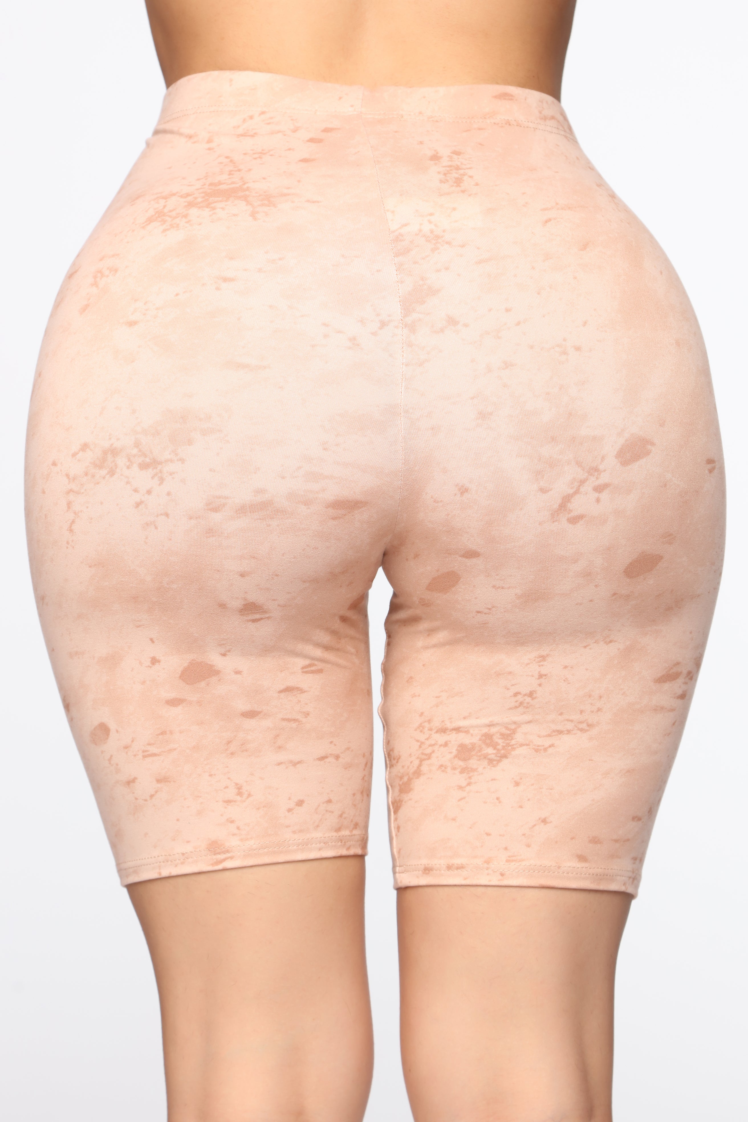 Chelsea Biker Short Set - Taupe - Image 9