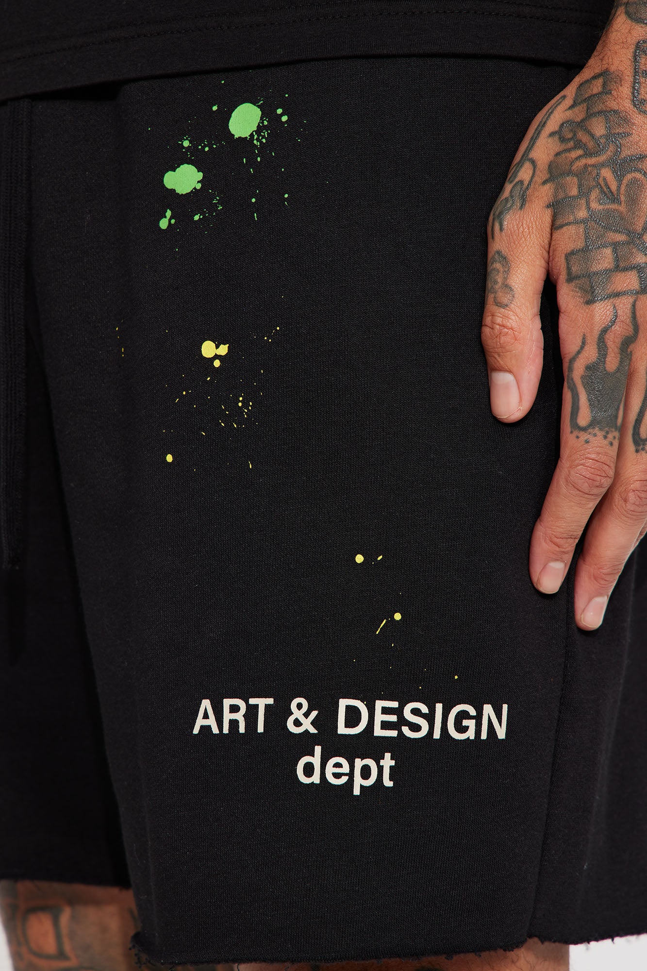 Art And Design Dept Shorts - Black - Image 4