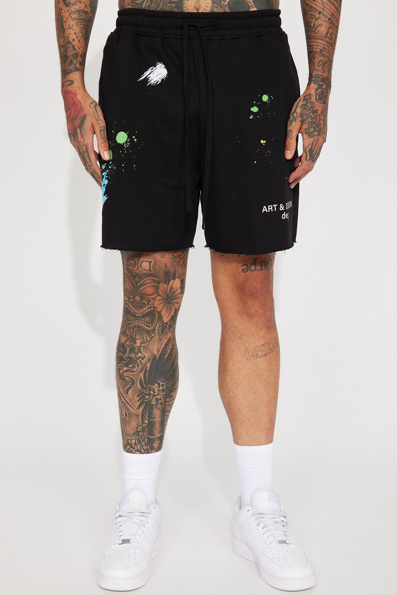 Art And Design Dept Shorts - Black - Image 6