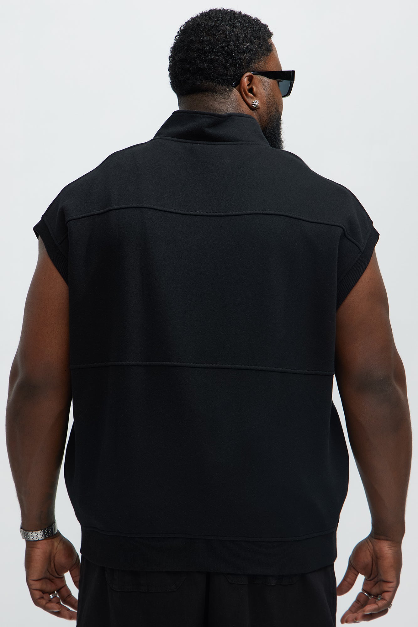 Tyson Over Trails Sleeveless Sweatshirt - Black - Image 7