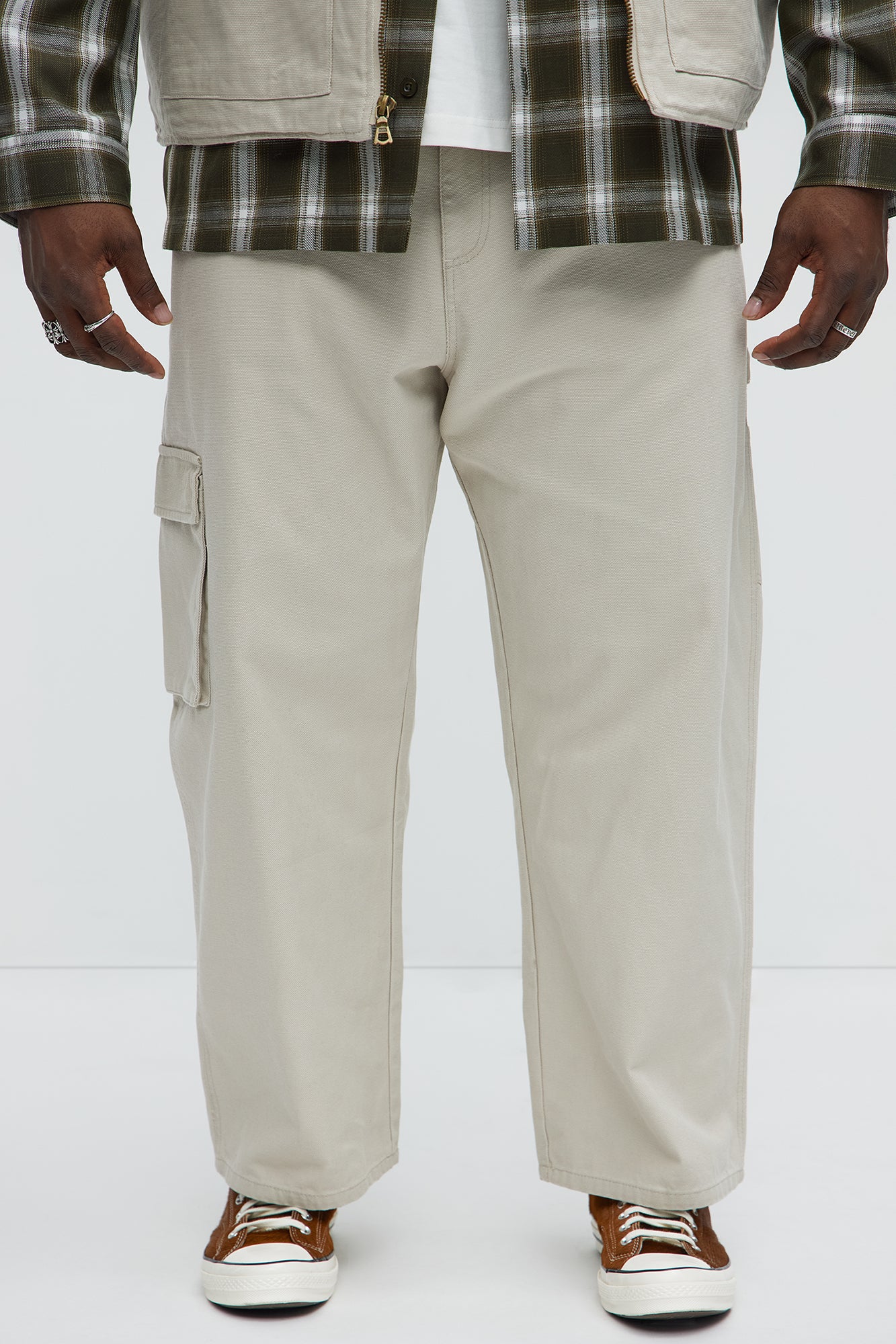 Alexander Utility Straight Cargo Pants - Off White - Image 6