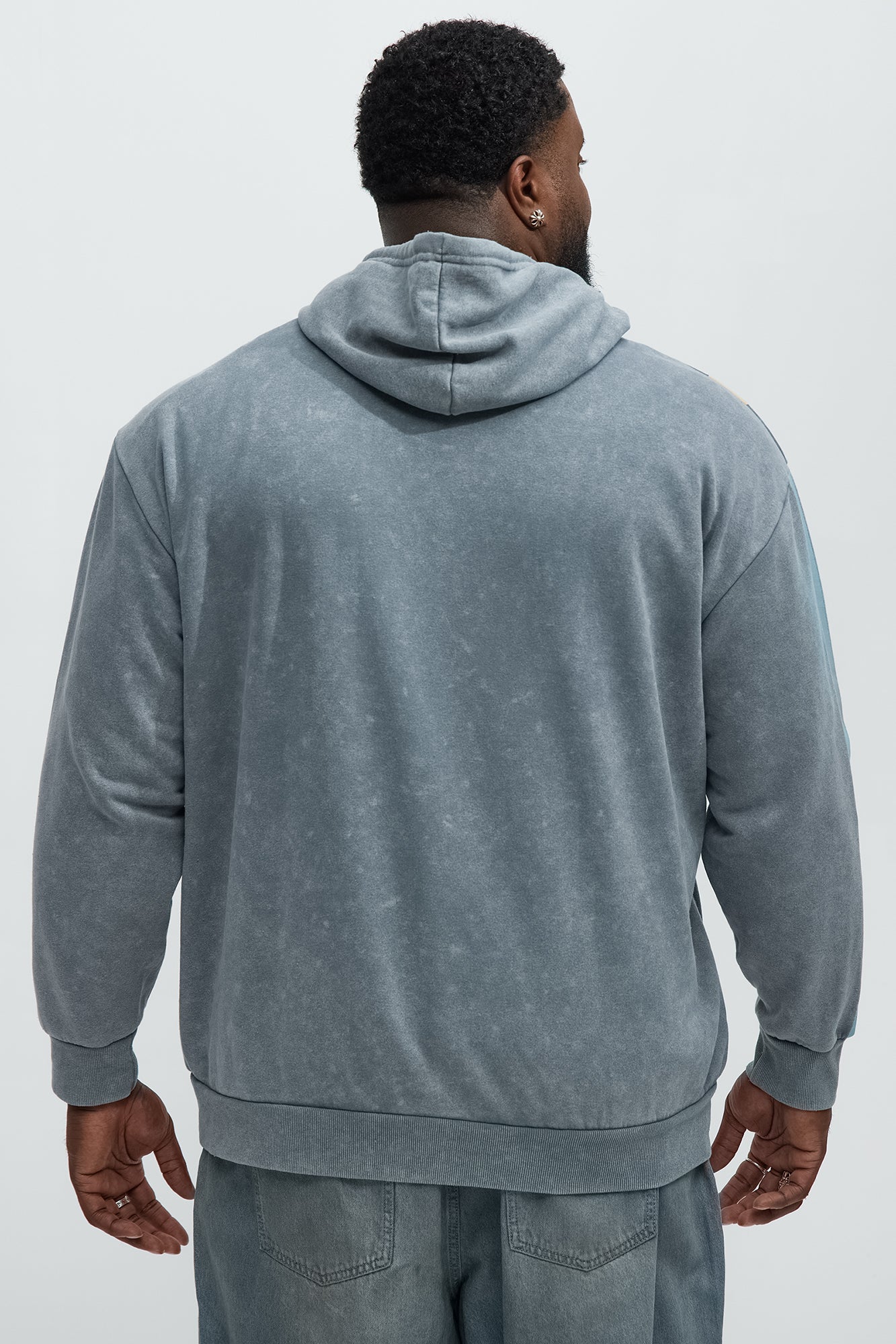 Von Dutch Racing Stripes Hoodie - Charcoal - Image 9