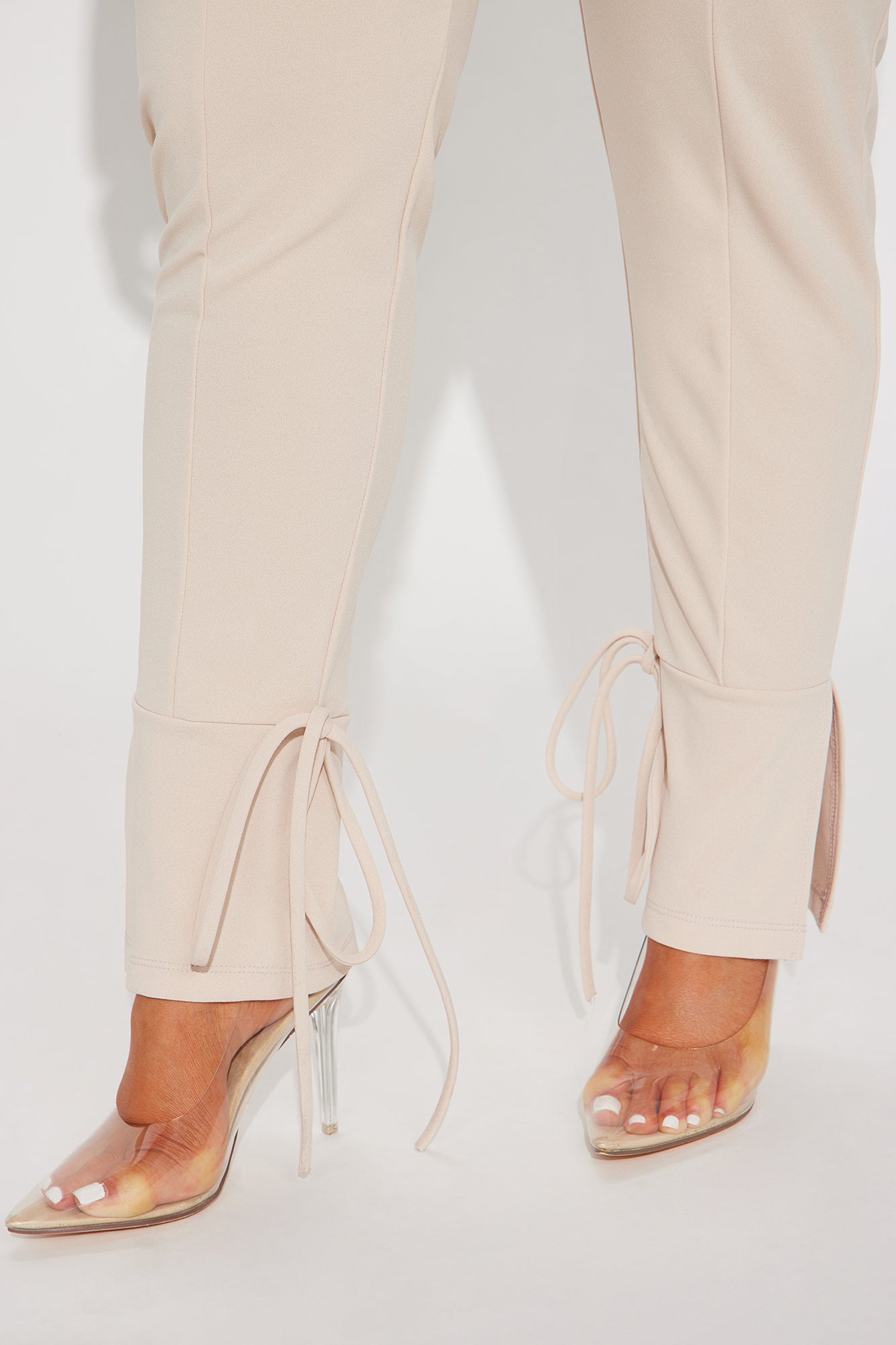 Head Of The Table Pant Suit - Taupe - Image 6