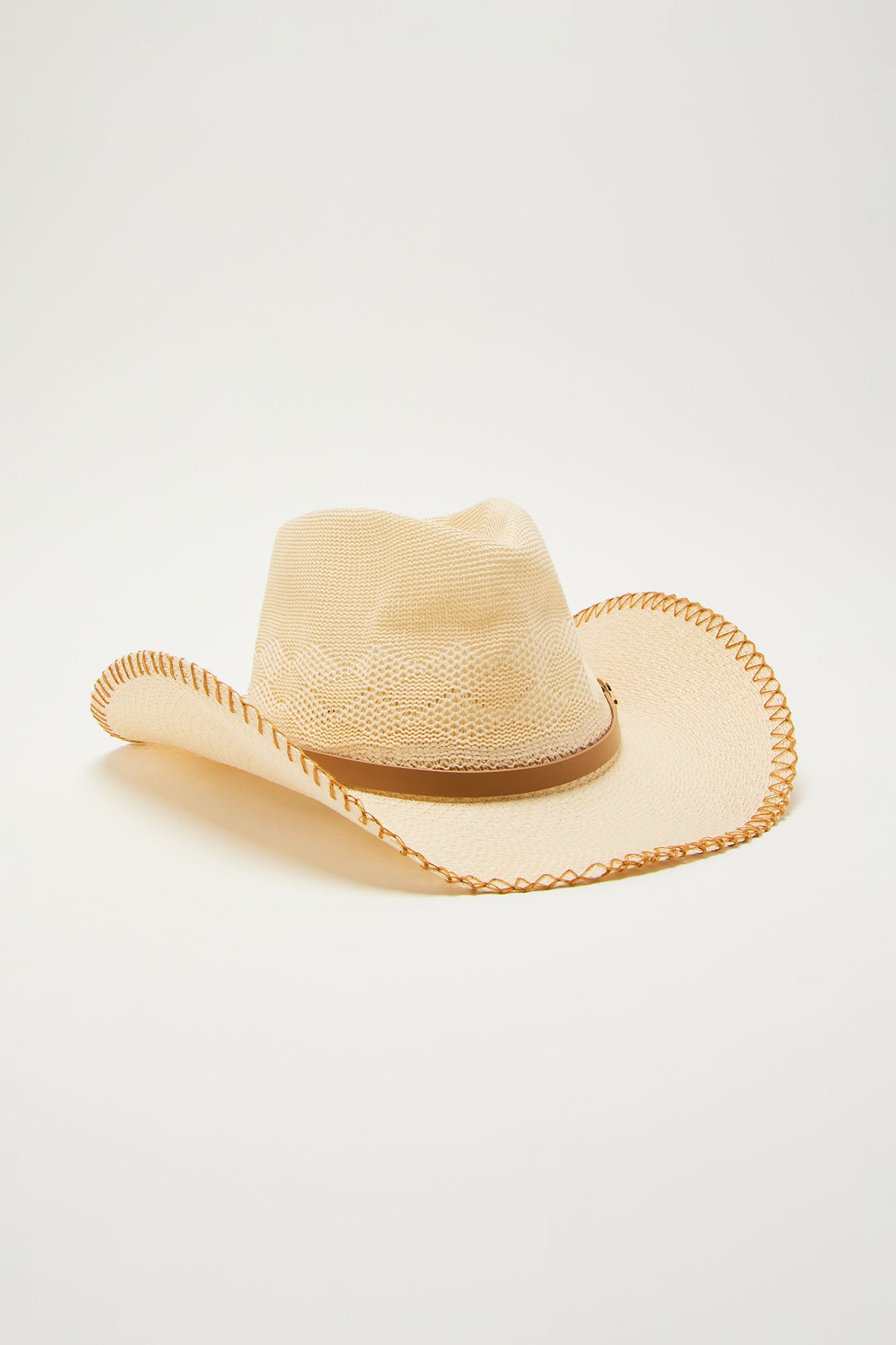 Texas Sun Cowboy Hat - Natural/Combo - Image 4