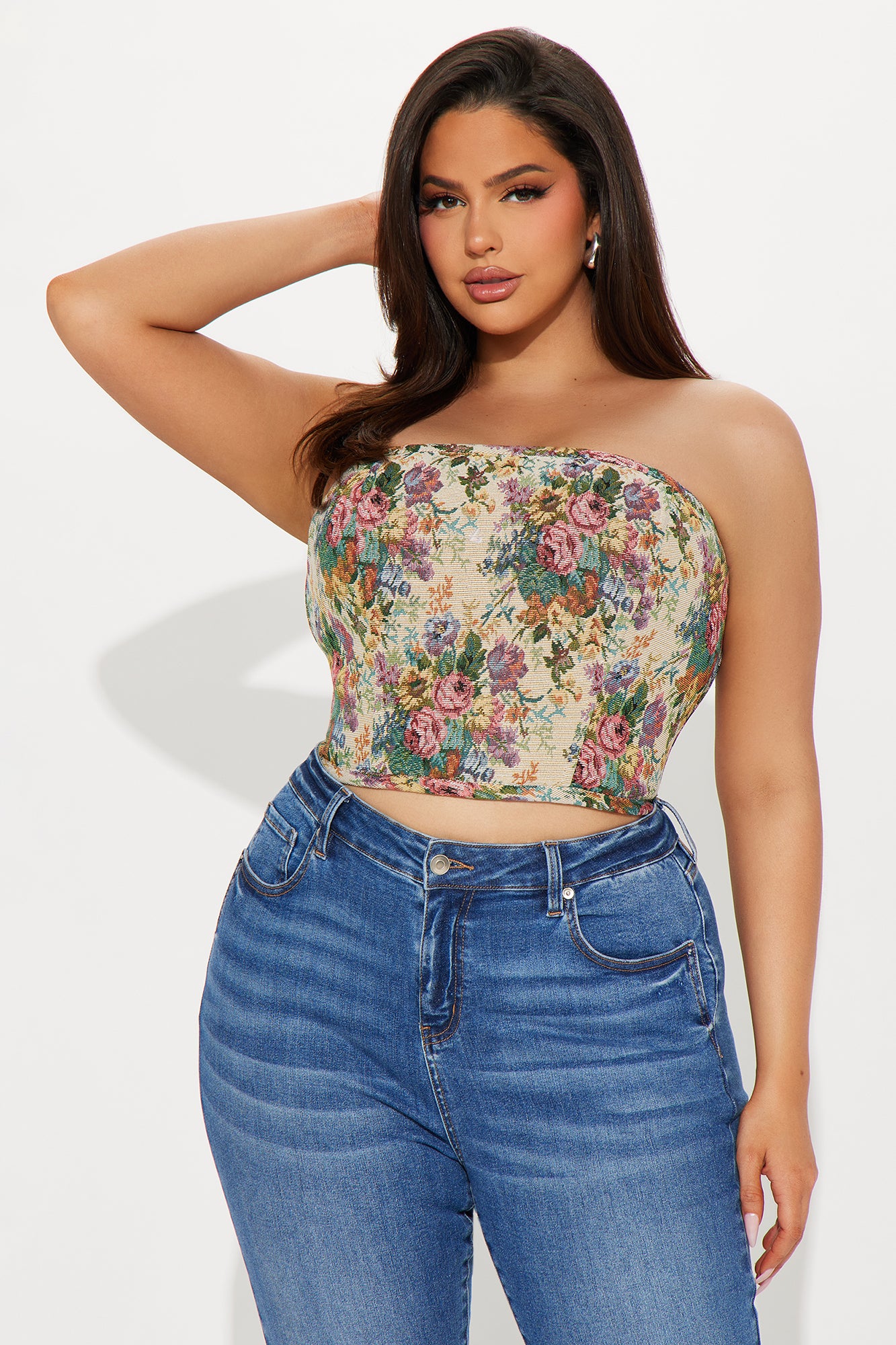 Unlike The Rest Corset Top - Taupe/combo - Image 6