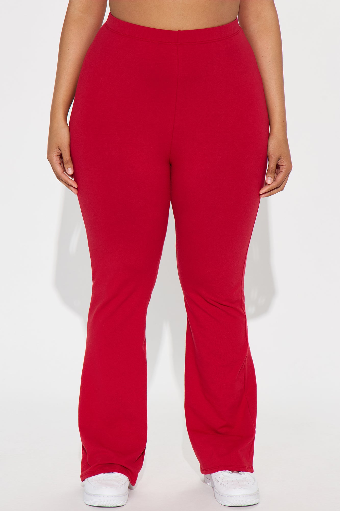 Petite Adriana Flare Pant - Red - Image 5