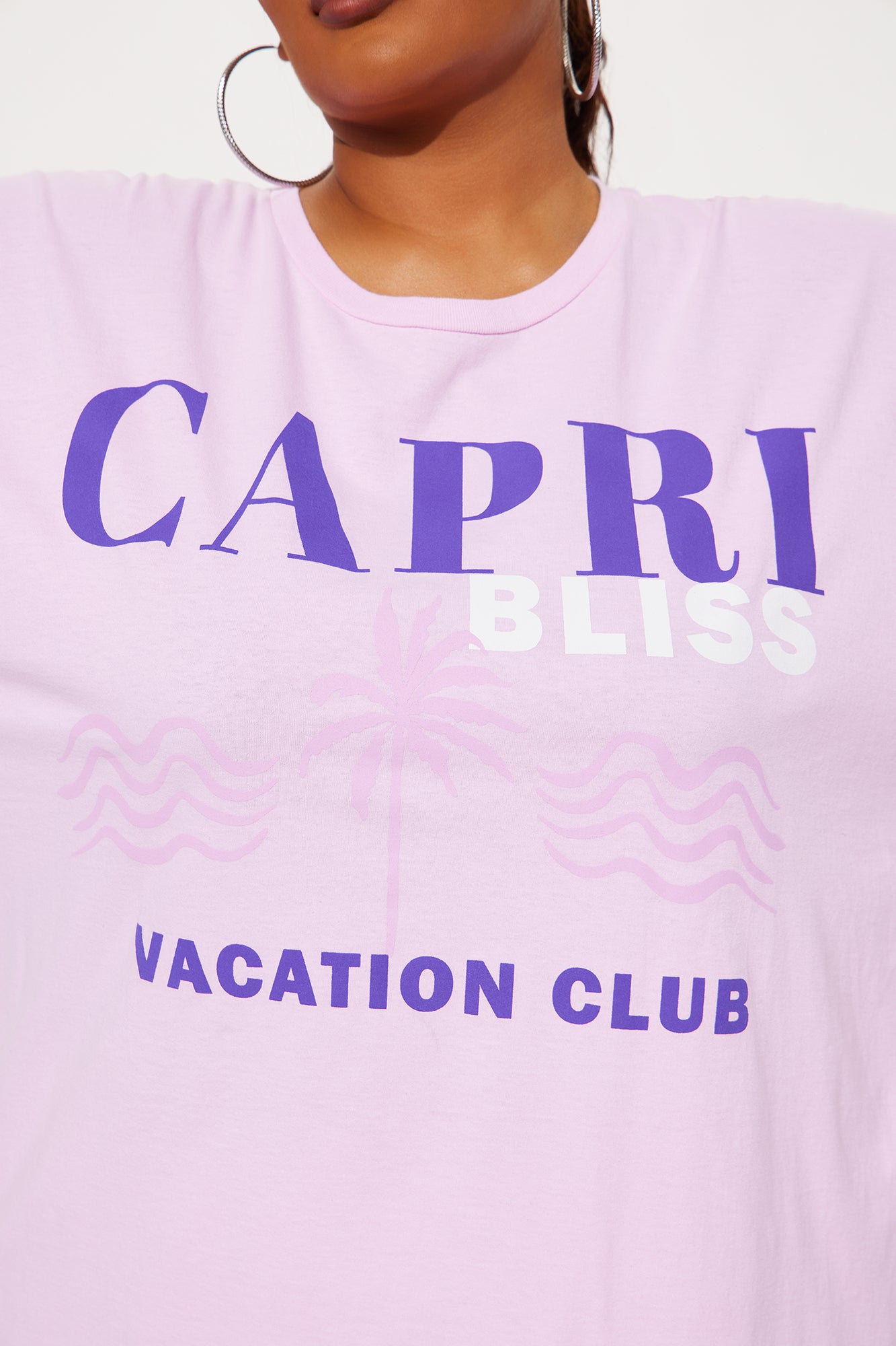 Capri Club Washed Oversized Tee - Pink - Image 6