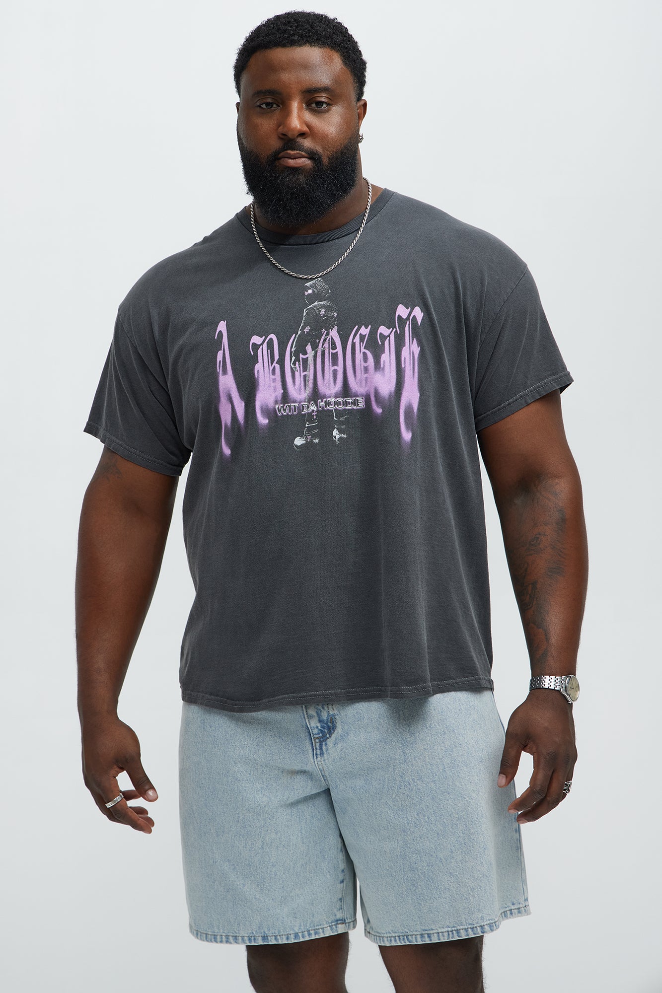 A Boogie Wit Da Hoodie Short Sleeve Tee - Black - Image 4