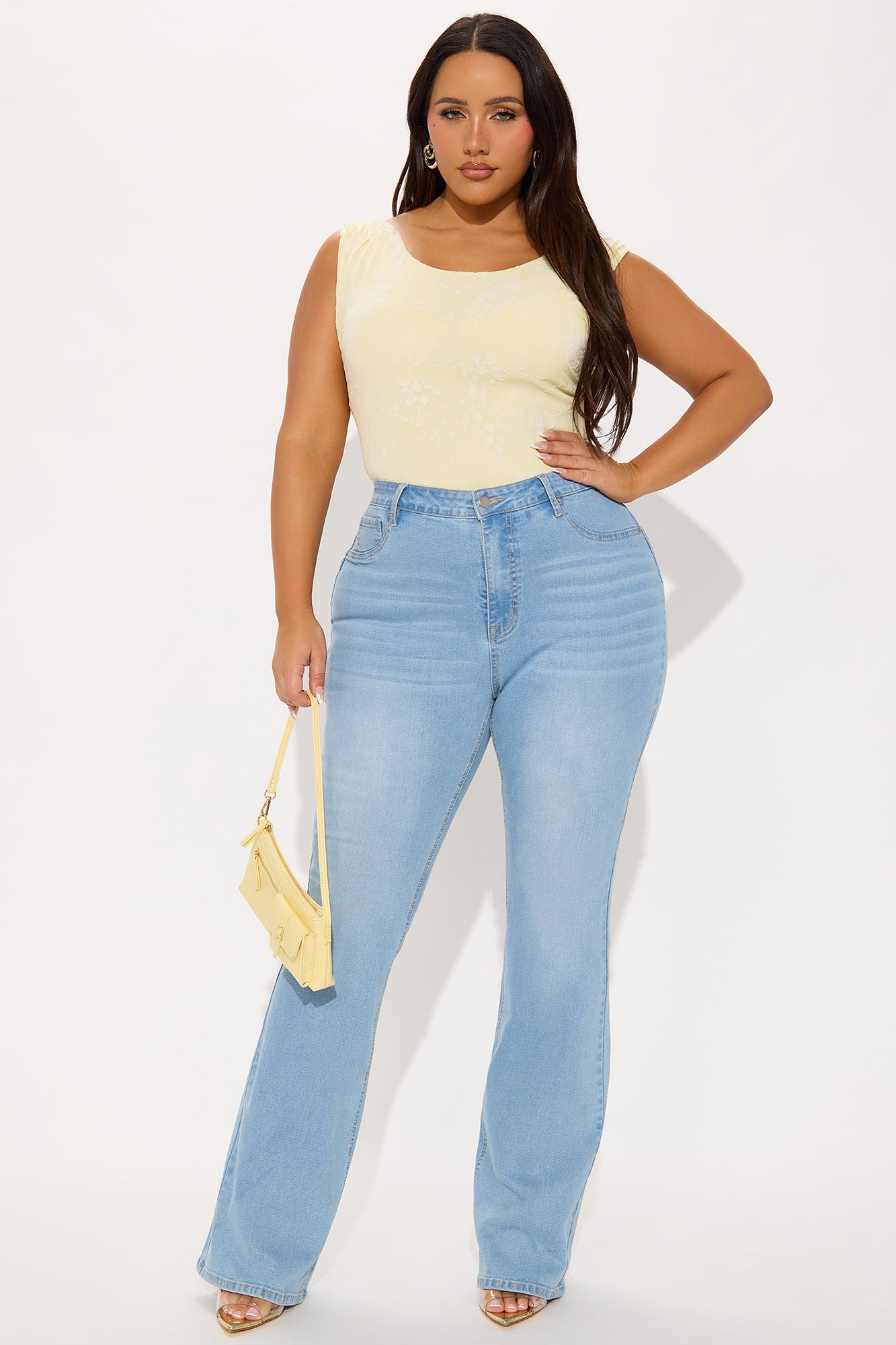 Falling For Me Backless Top - Butter Yellow - Image 5