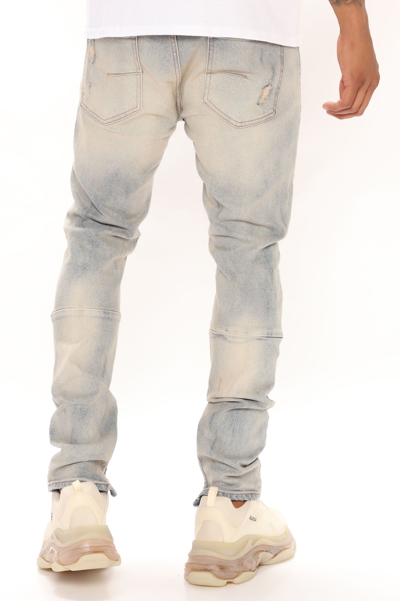 Stay Positive Skinny Jean - Light Blue Wash - Image 4