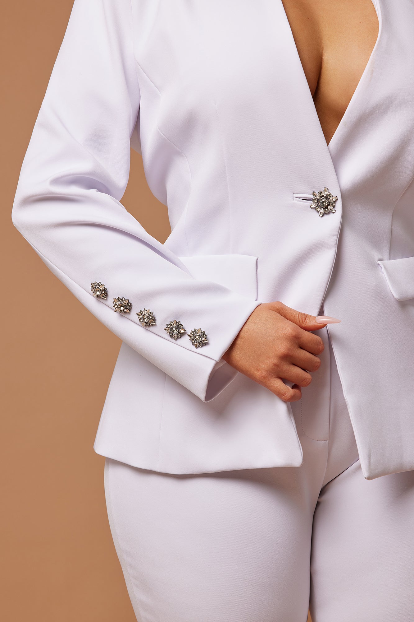 Athena Blazer - White - Image 8