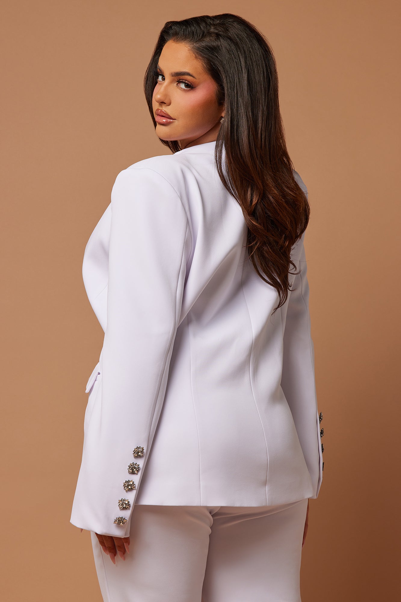 Athena Blazer - White - Image 9