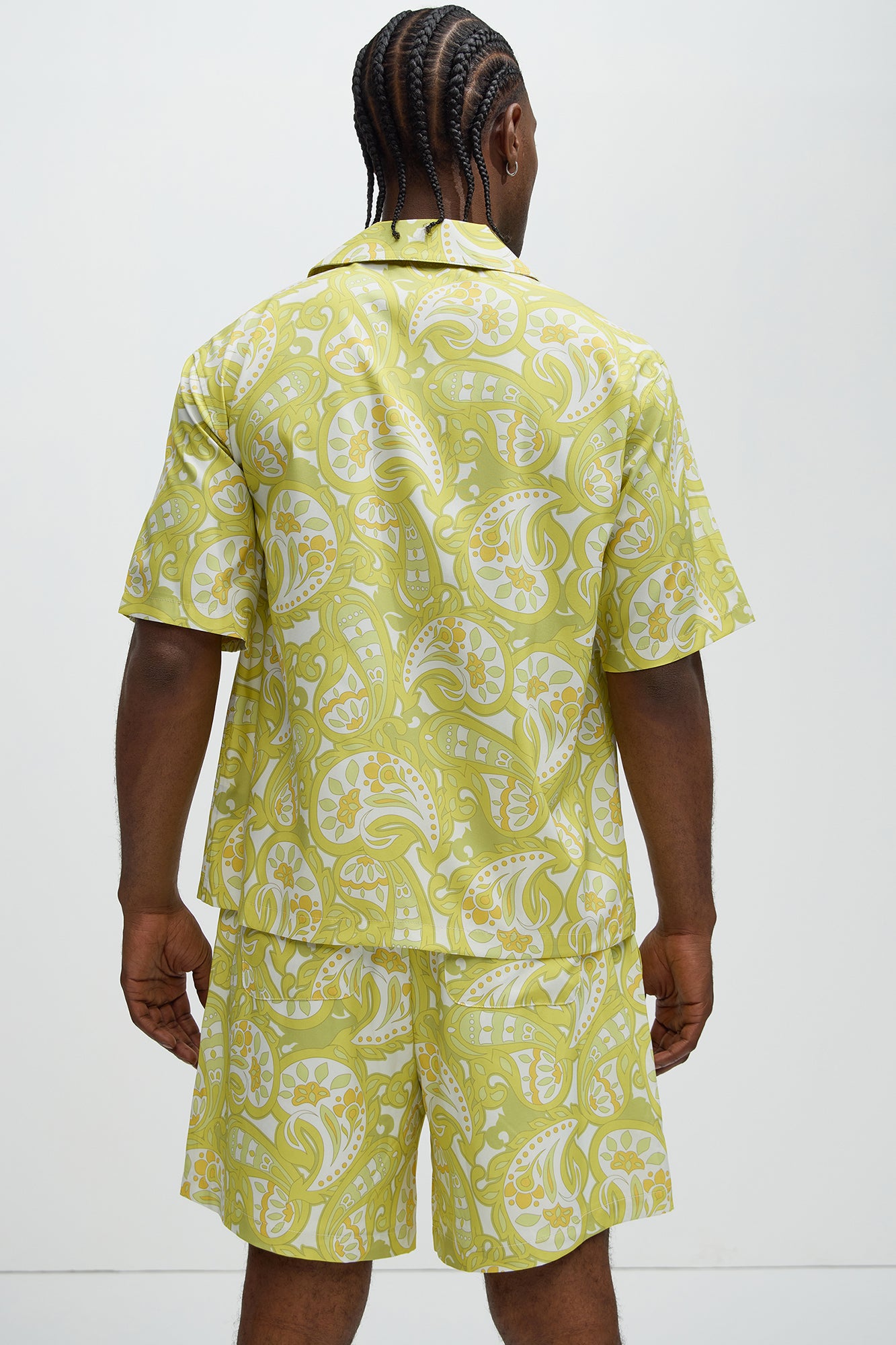 Alameda Paisley Shirt - Yellow - Image 3