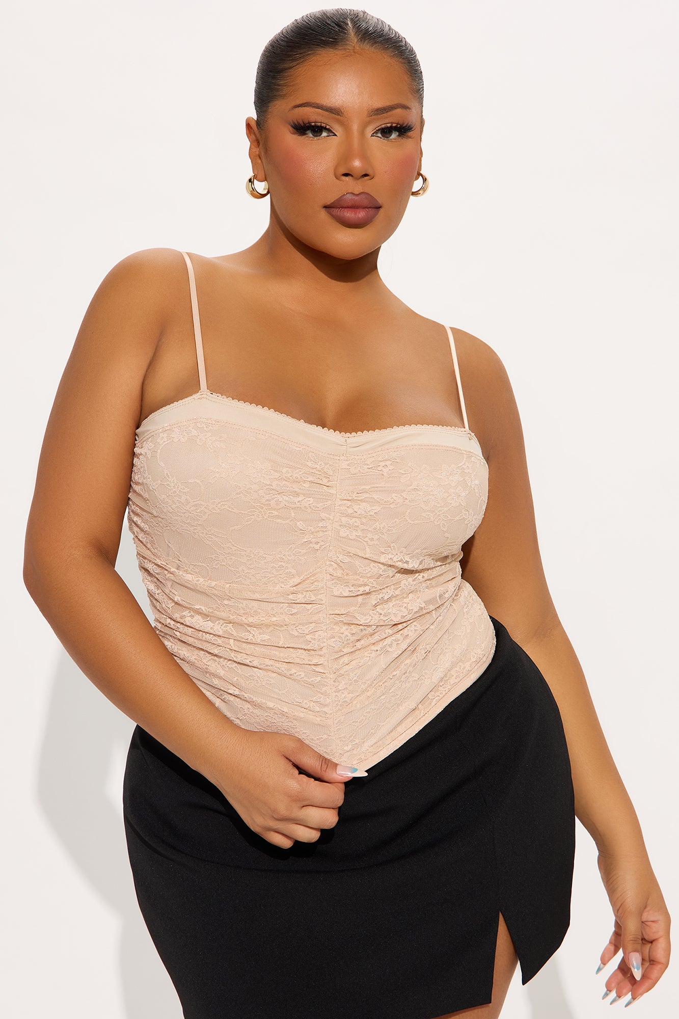 Still In Love Lace Cami - Nude - Image 4