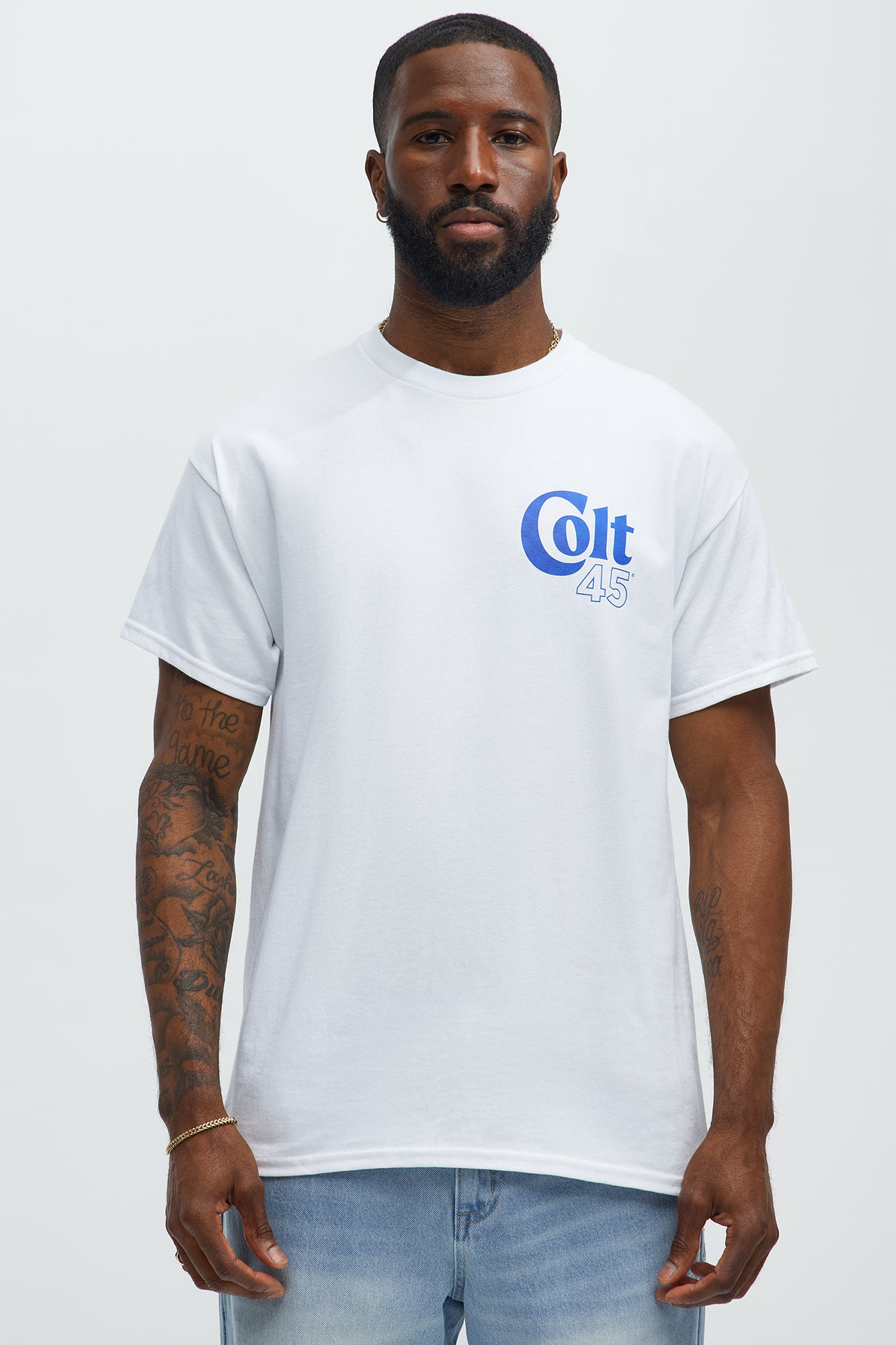 Colt 45 Man's Bestfriend Short Sleeve Tee - White - Image 3