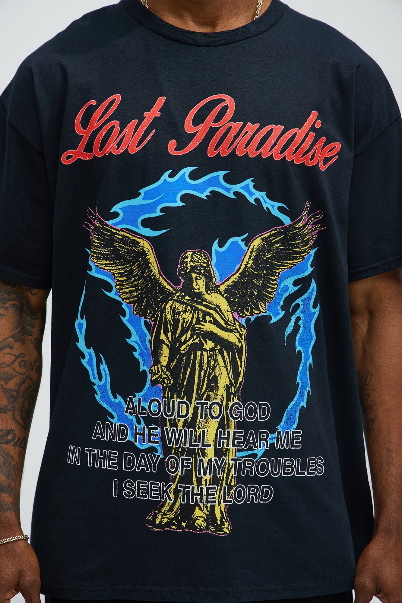 Seek The Lord Short Sleeve Tee - Black - Image 3