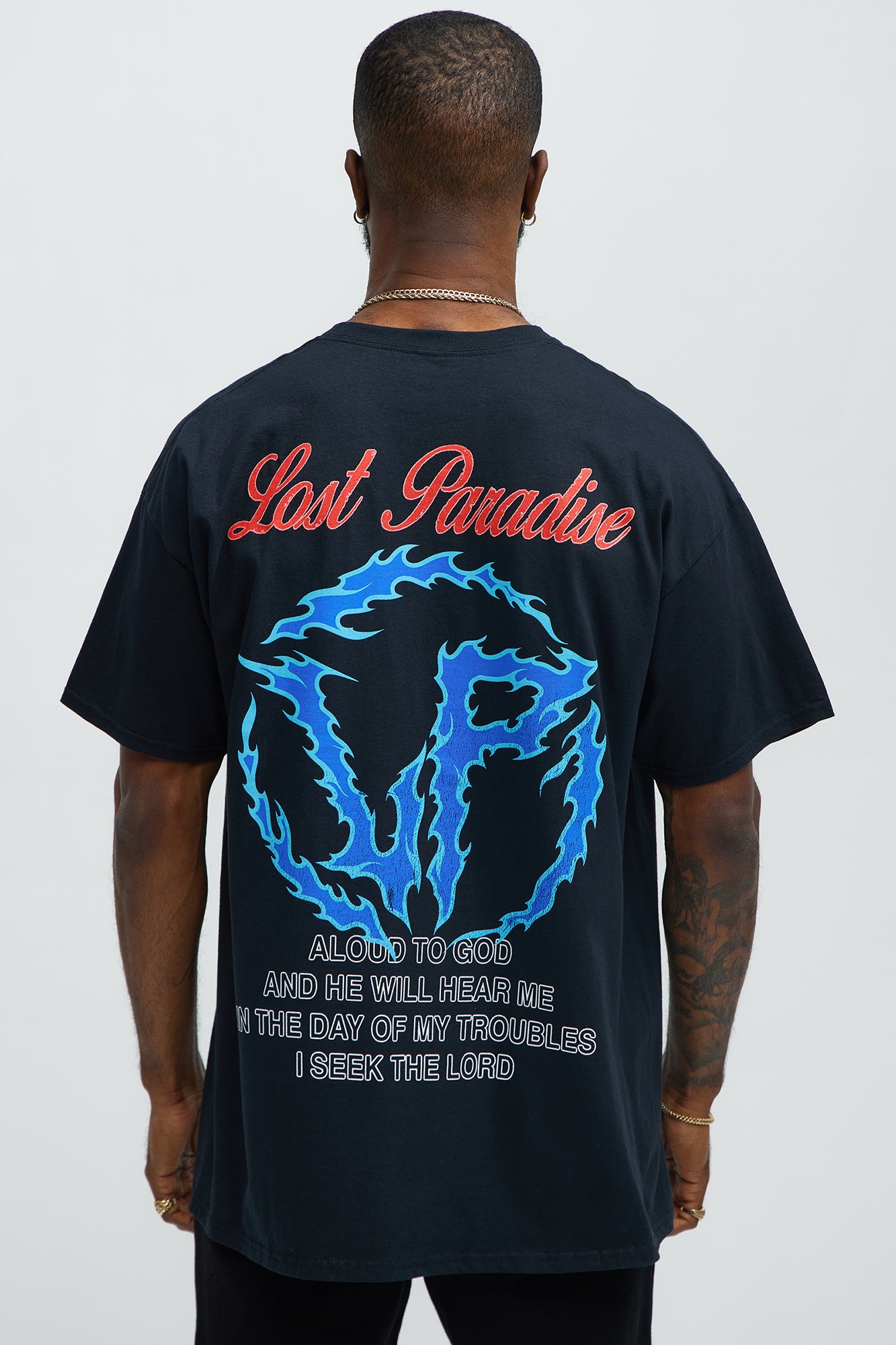 Seek The Lord Short Sleeve Tee - Black - Image 4