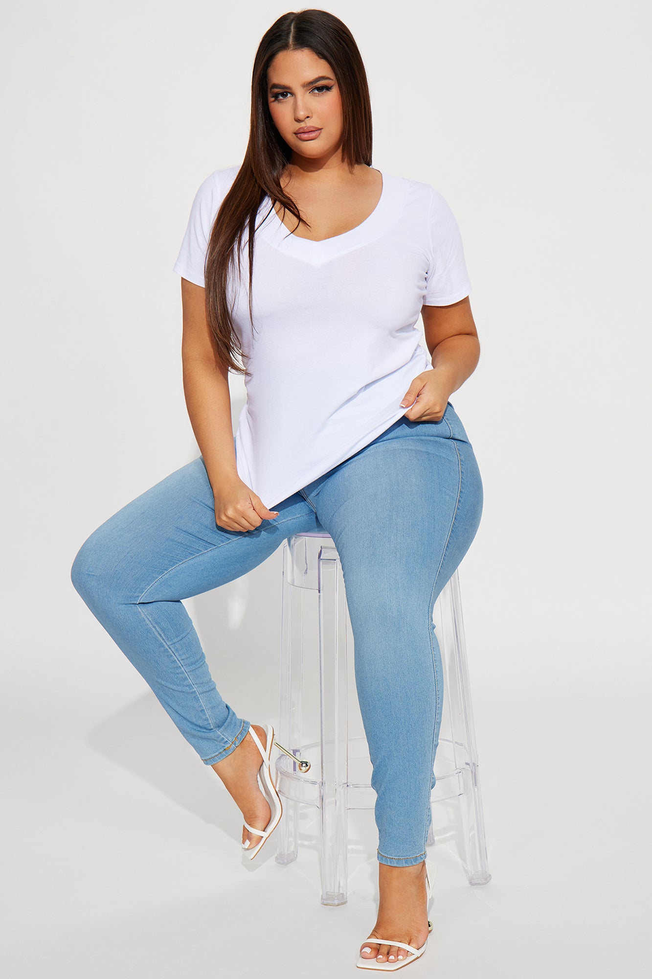 Not On My Level Top - White - Image 7