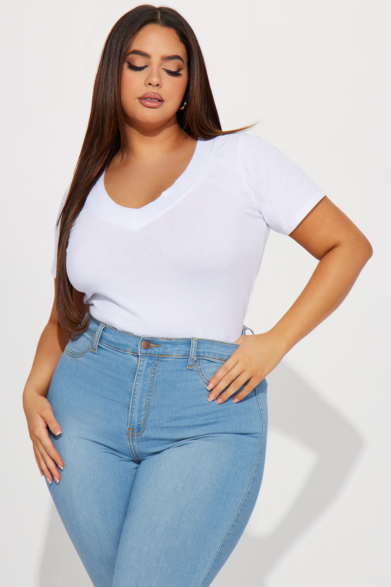 Not On My Level Top - White - Image 6