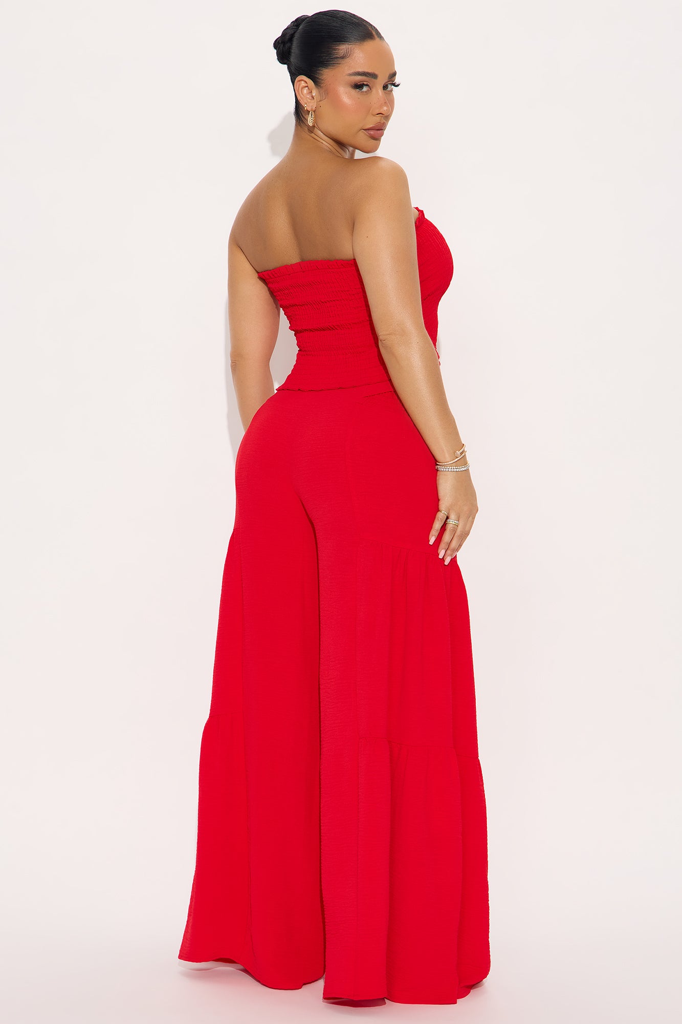 Live In Paradise Pant Set - Red - Image 3
