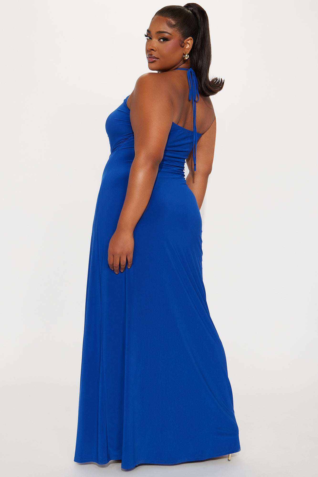 Liana Straight Leg Jumpsuit - Royal - Image 6