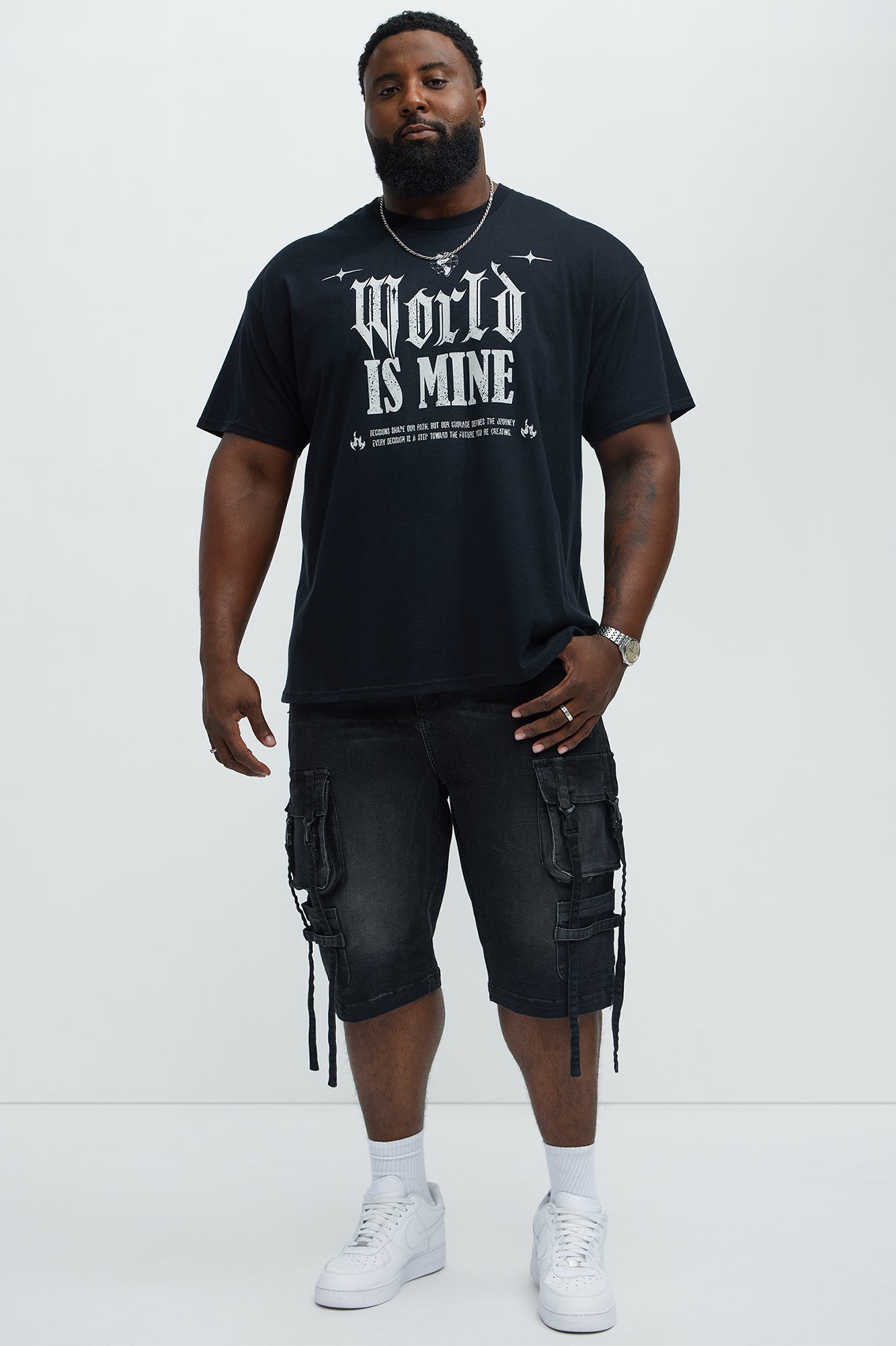 Global Takeover Short Sleeve Tee - Black - Image 5