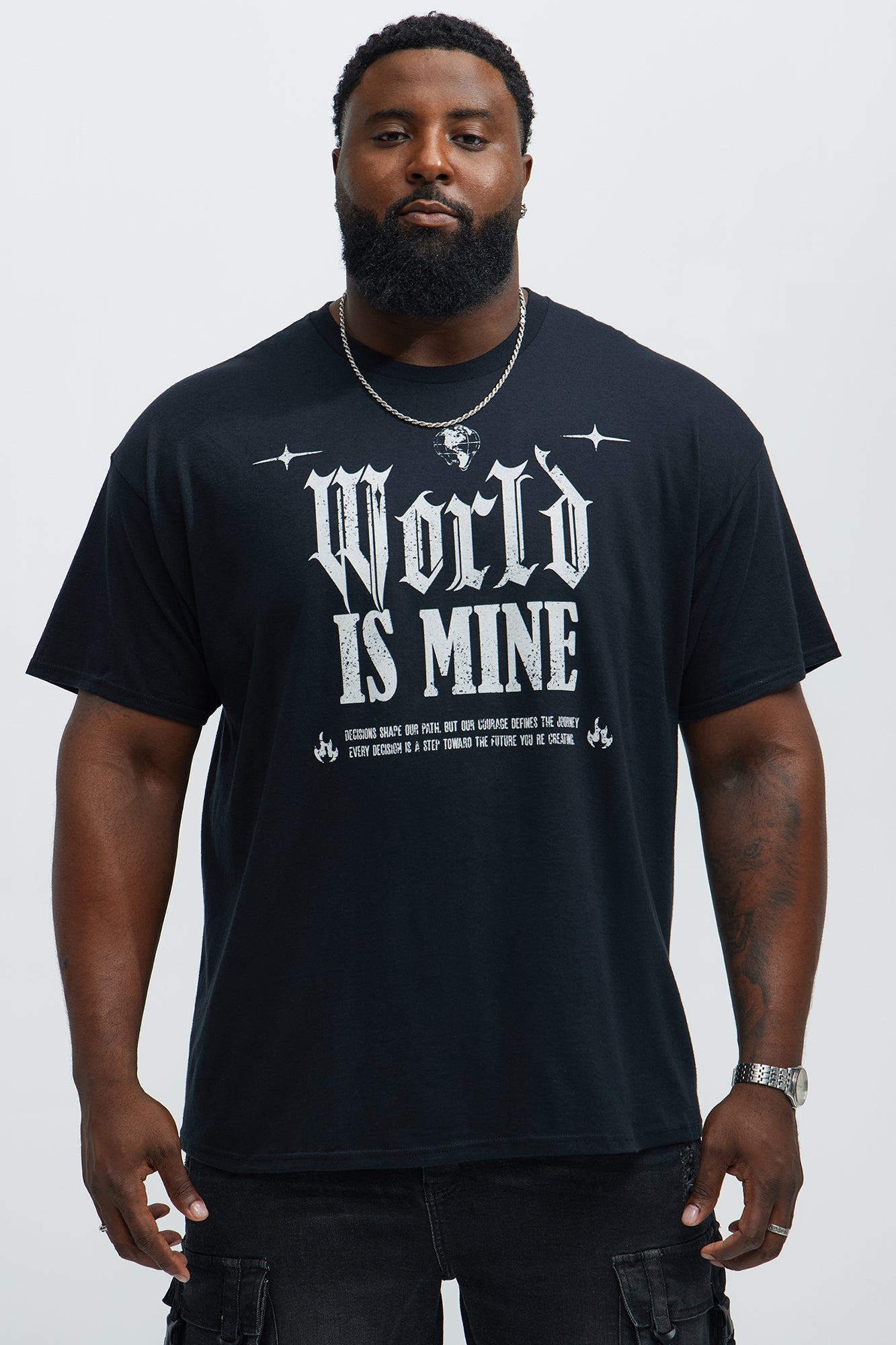Global Takeover Short Sleeve Tee - Black - Image 4